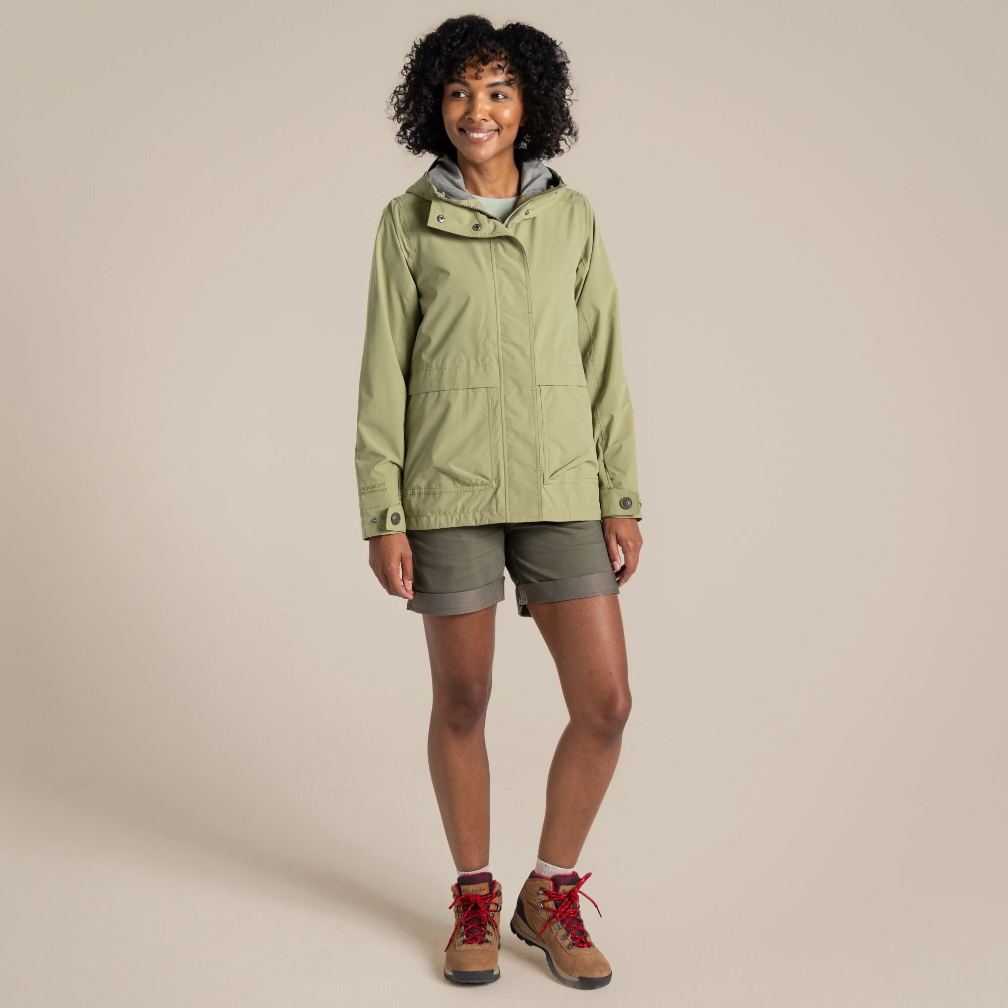 Craghoppers Women's National Trust Tambrook Waterproof Jacket | Clover - Image 4