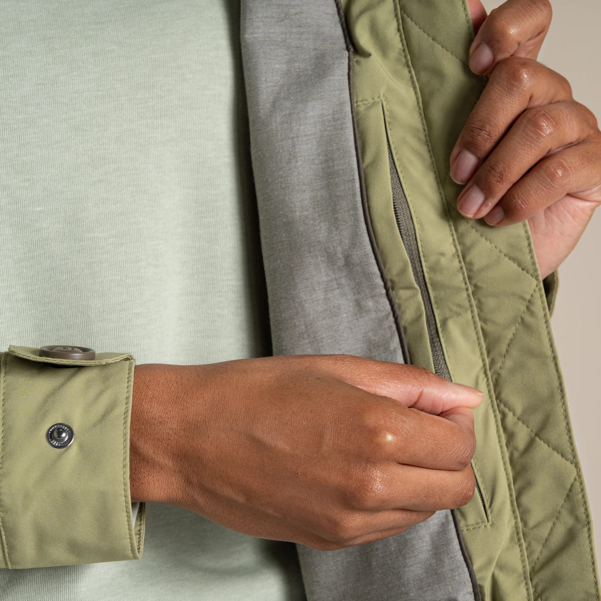 Craghoppers Women's National Trust Tambrook Waterproof Jacket | Clover - Image 9