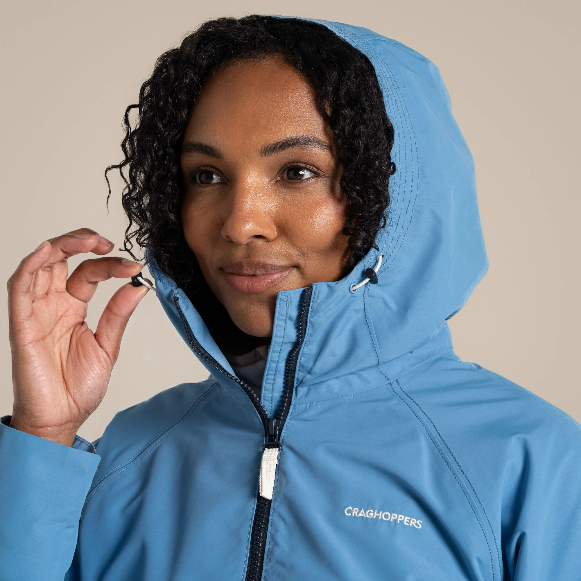 Craghoppers Women's Ortega Waterproof Jacket | Seaside Blue - Image 4