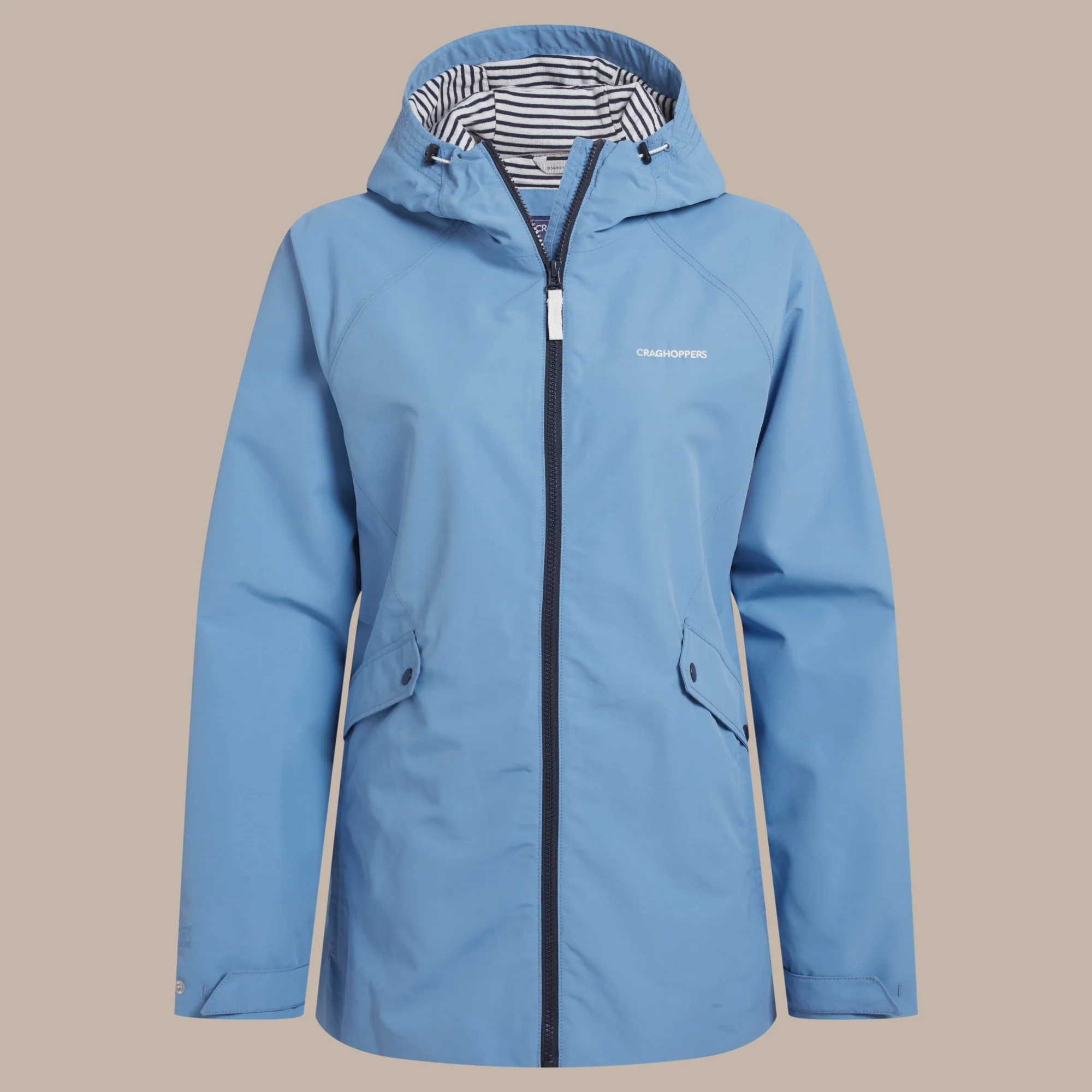 Craghoppers Women's Ortega Waterproof Jacket | Seaside Blue - Image 6