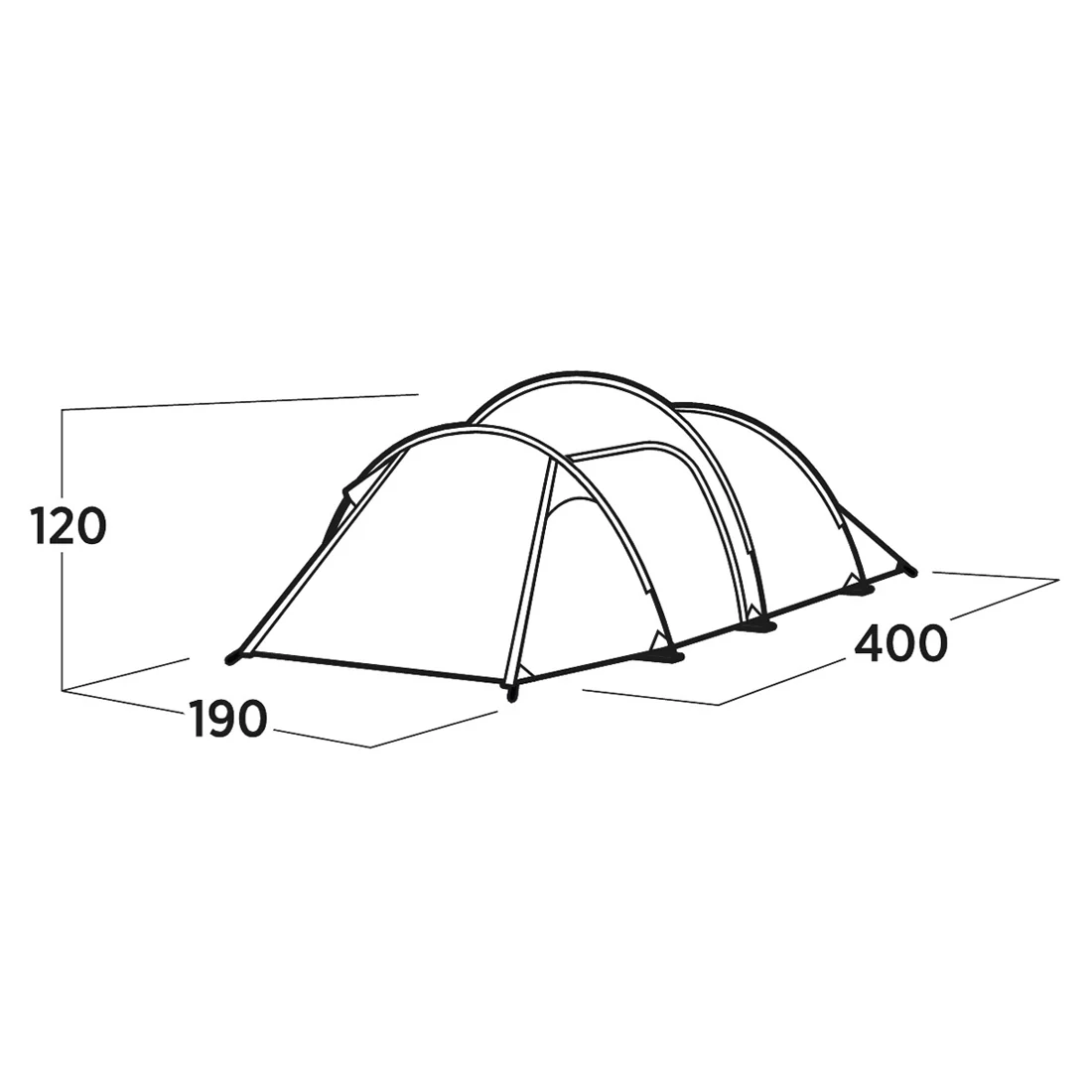 Easy Camp Hemsedal 3, 3-Person Tent - Image 3