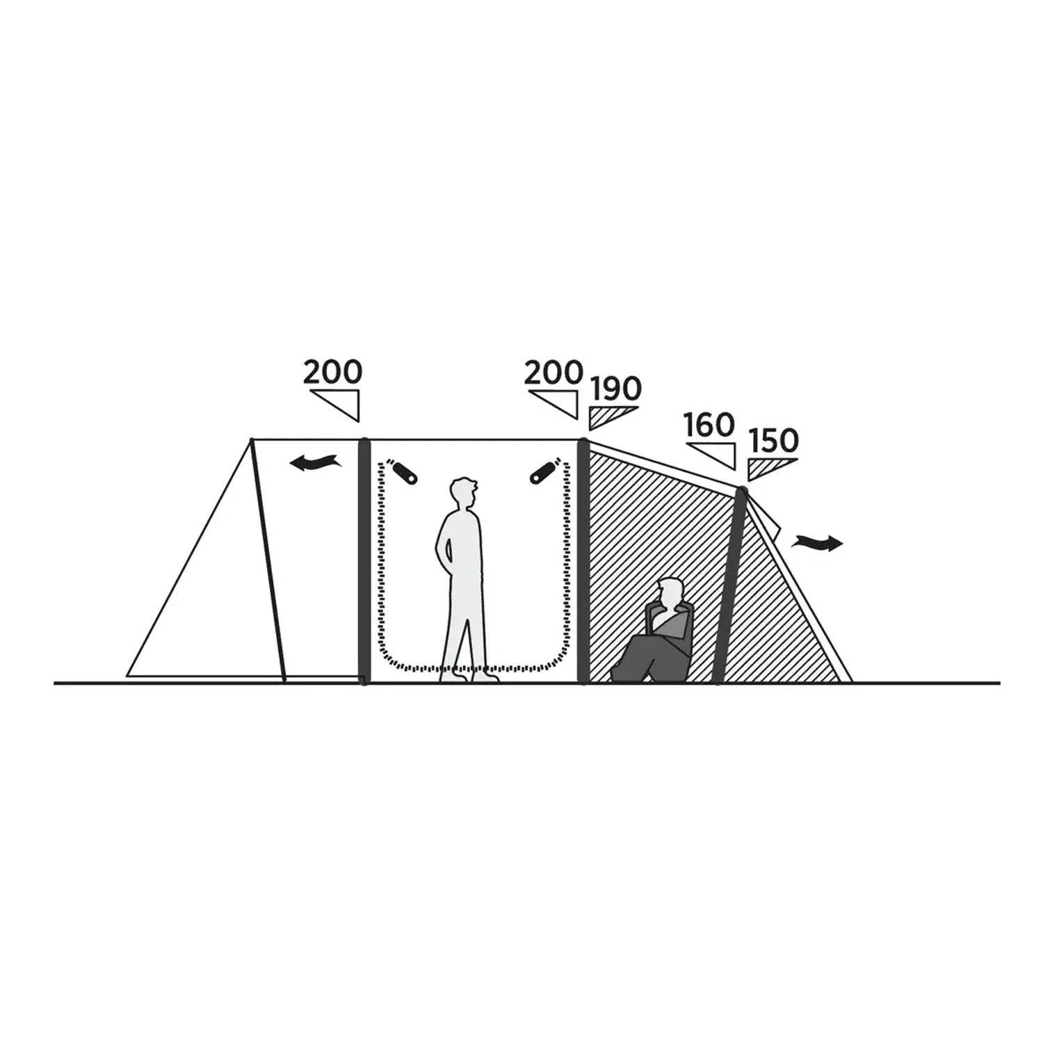 Easy Camp Kullen 6 Air 6-Person Tent - Image 12
