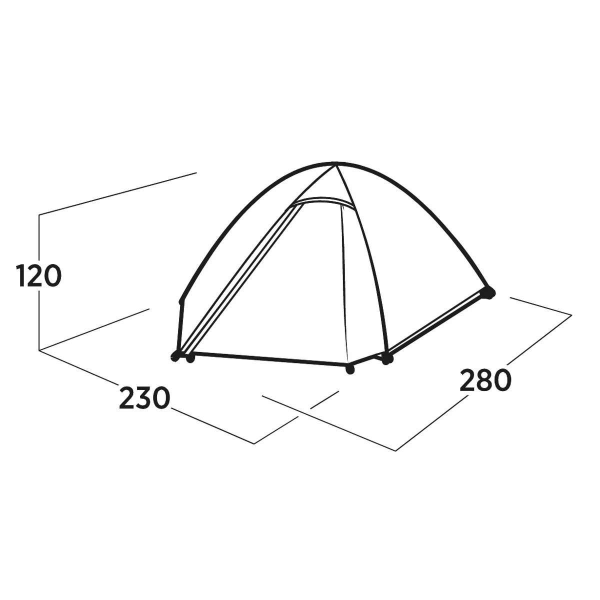 Easy Camp Rondane 3, 3-Person Tent - Image 3