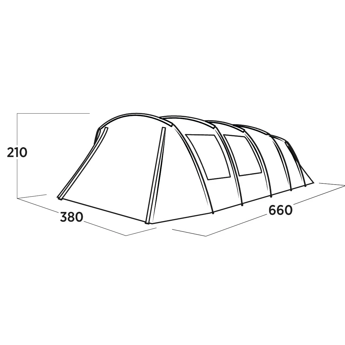Easy Camp Sola 6, 6-Person Family Tent - Image 2