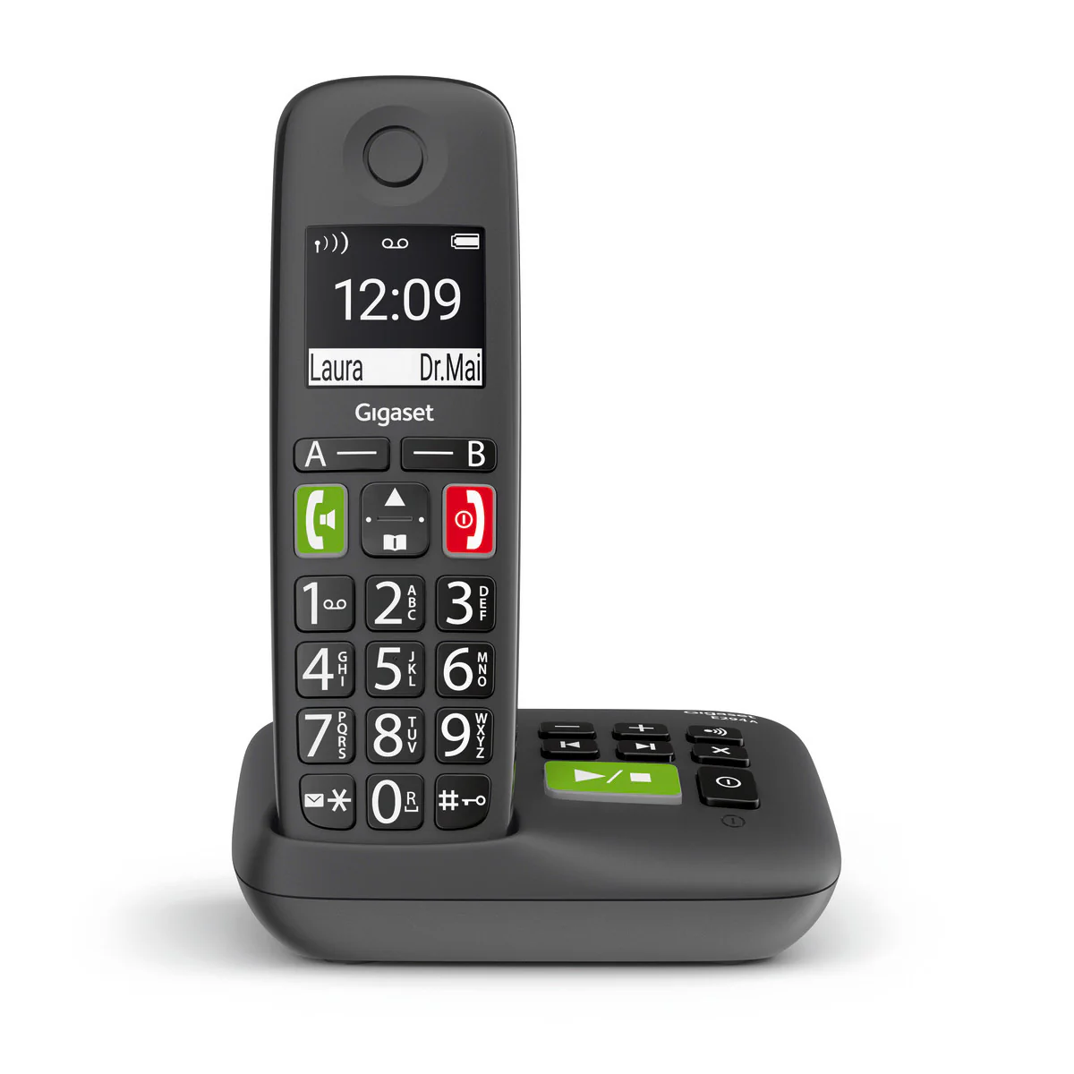 Gigaset E290A Big Button Cordless Phone, Twin Handset - Image 2