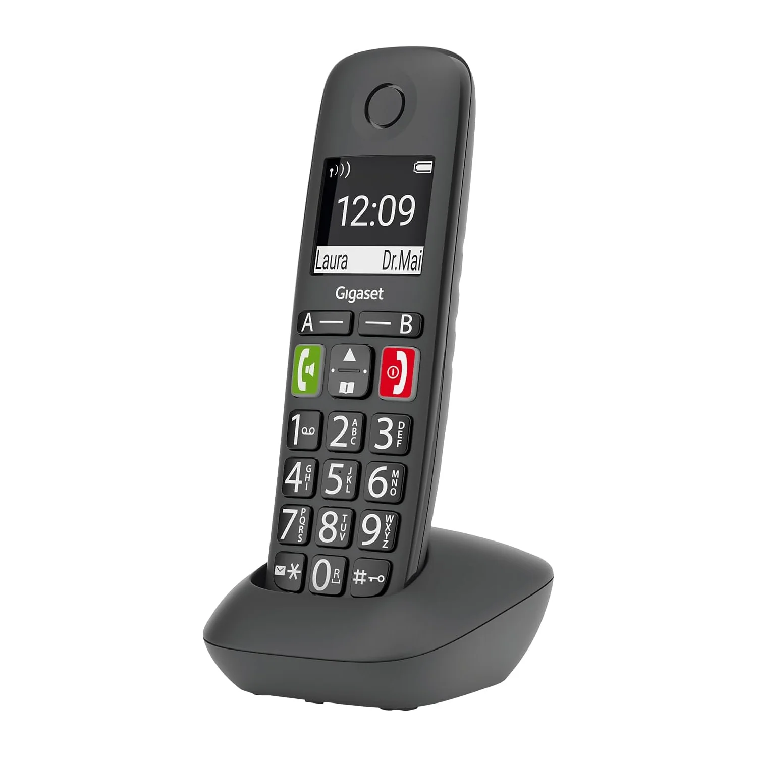 Gigaset E294 Big Button Cordless Phone, Single Handset