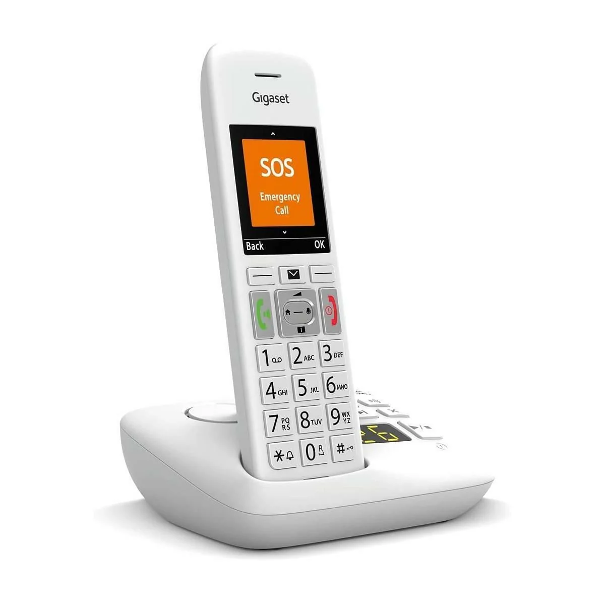 Gigaset Premium E390A Cordless Phone, Single Handset (Refurbished)