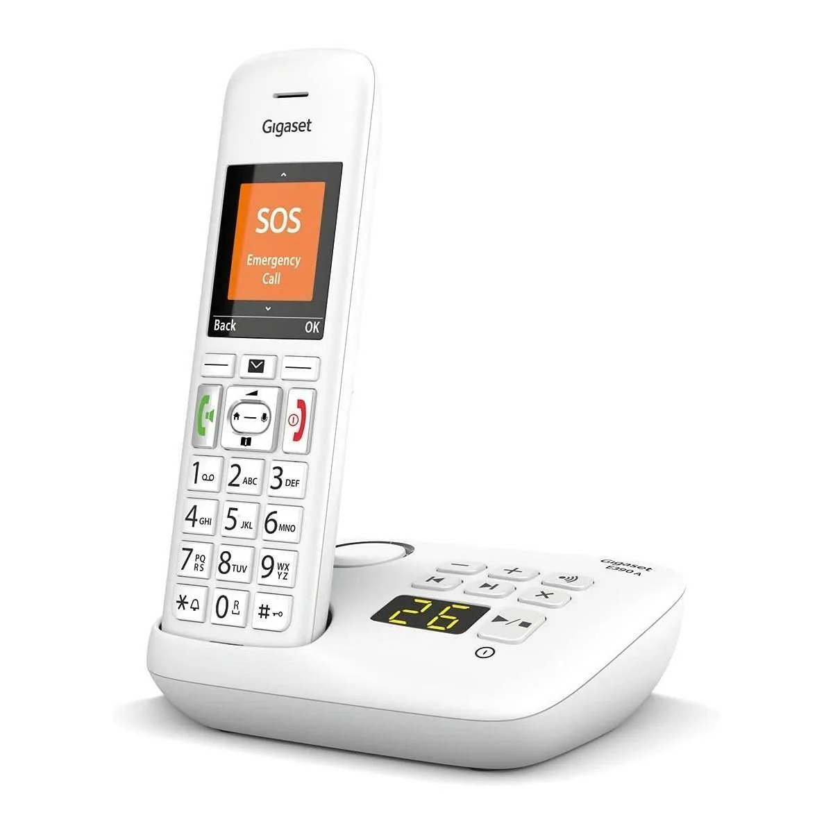 Gigaset Premium E390A Cordless Phone, Single Handset (Refurbished) - Image 3