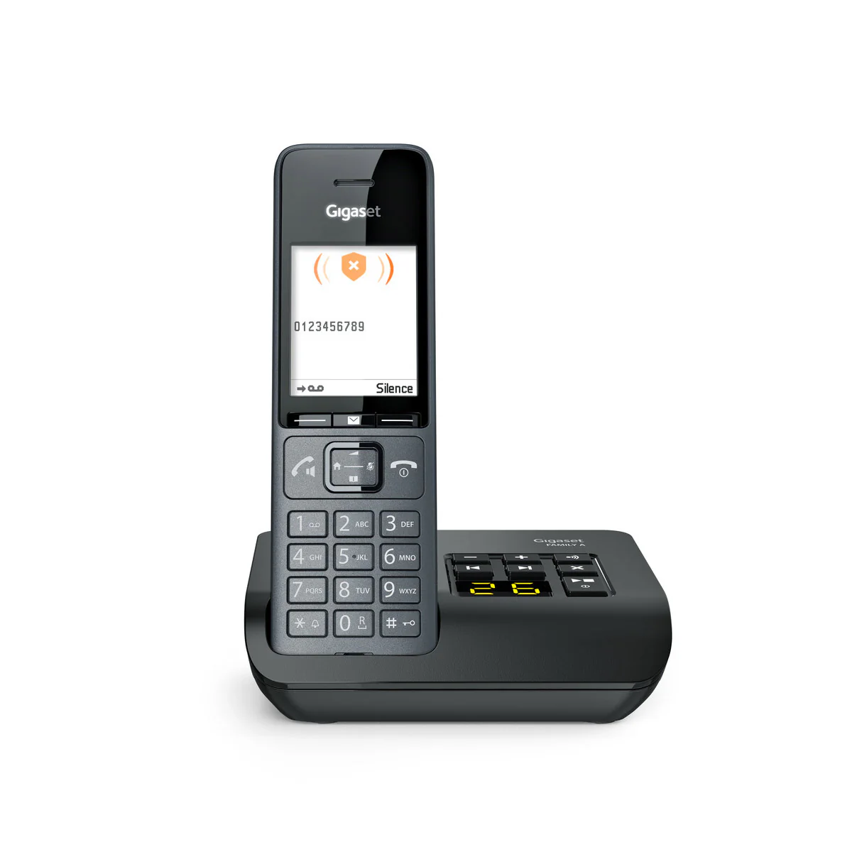 Gigaset Family Plus A Cordless Phones, Quad Handset with Answer Machine - Image 3