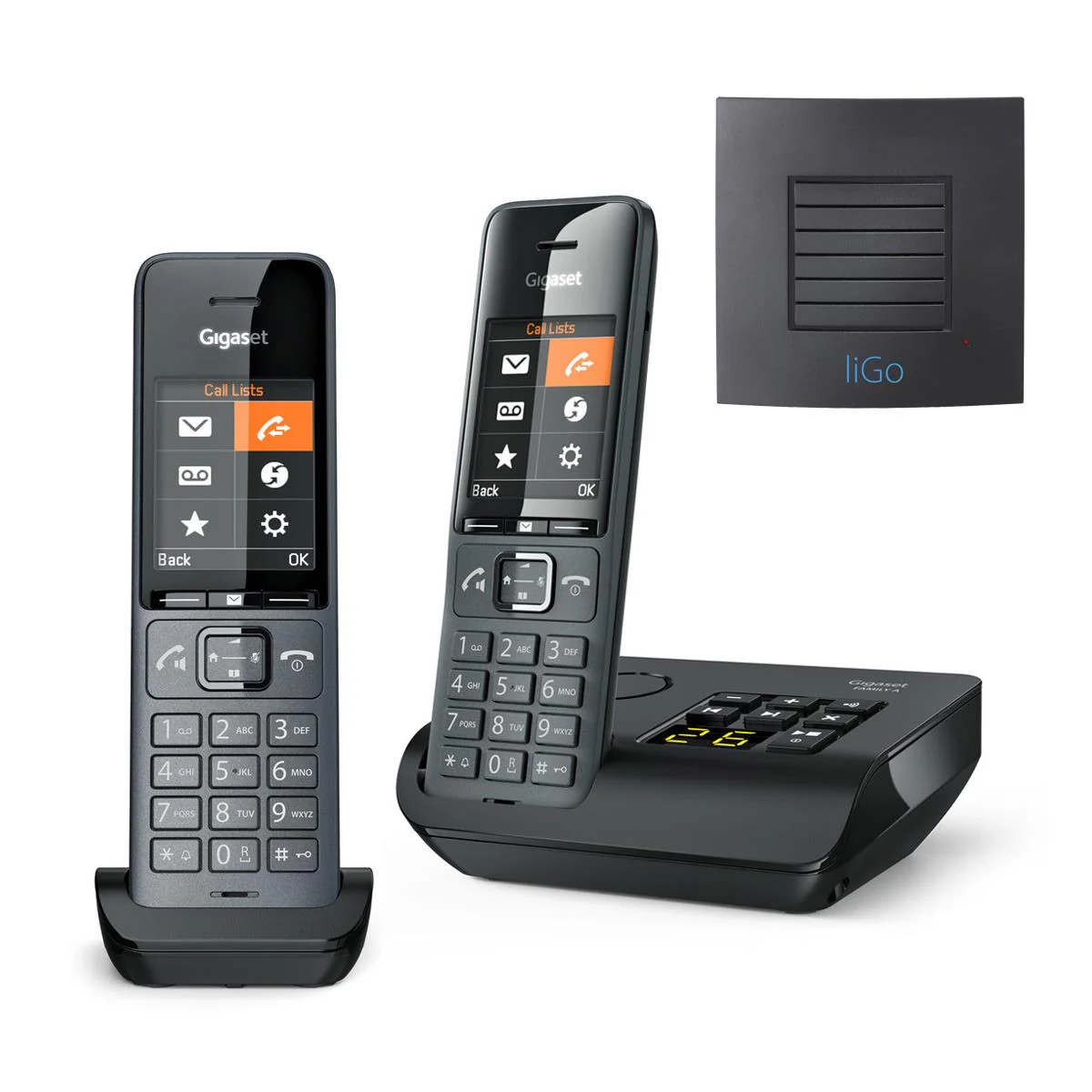 Gigaset Family Plus A Twin Cordless Phone with Long Range