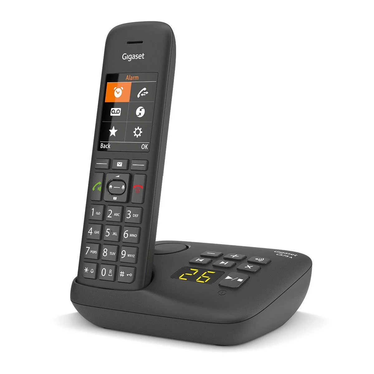 Gigaset Premium C575A Cordless Phone, Trio Handset with Answer Machine - Image 2
