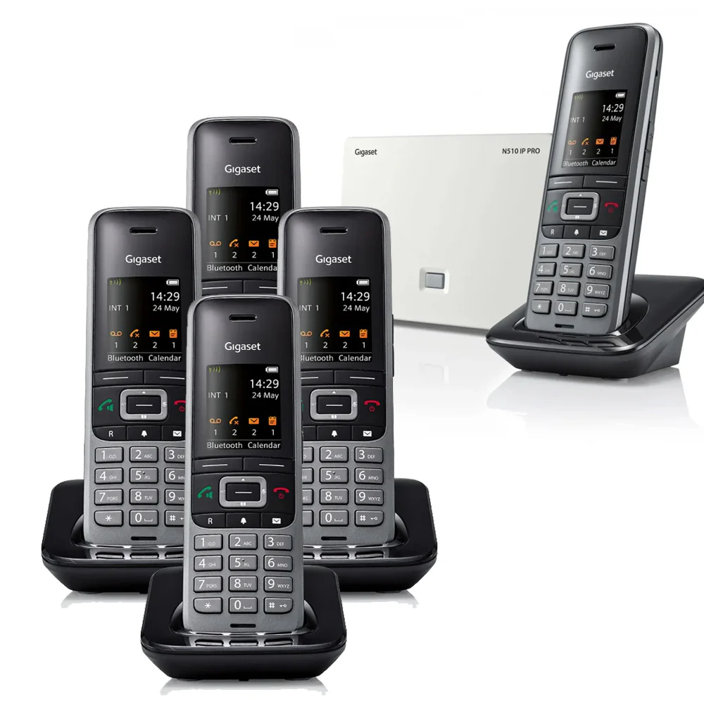 Gigaset S650 VoIP Phone, Five Handsets