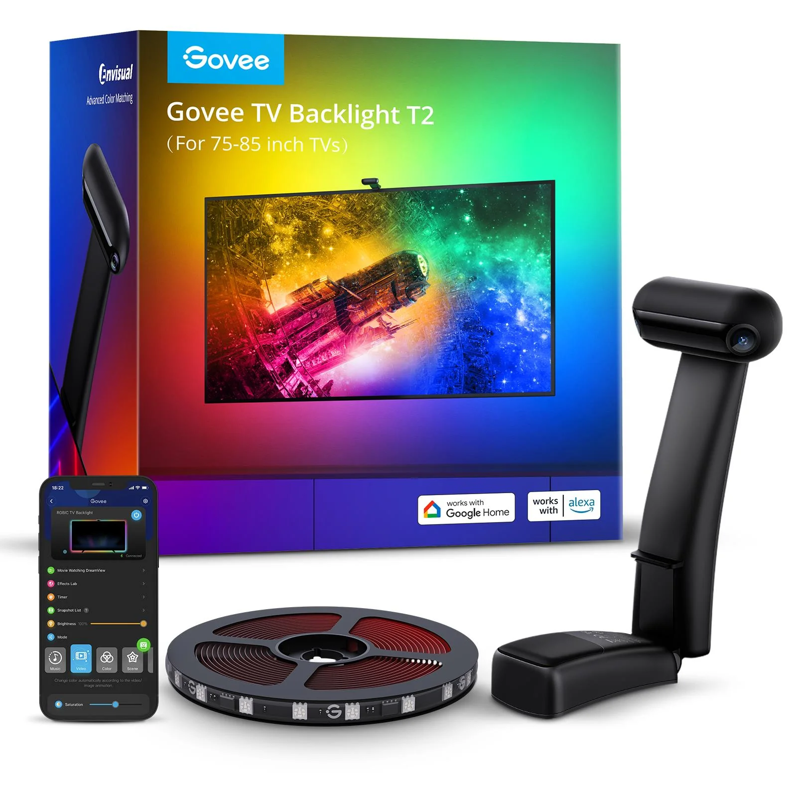 Govee Dual Camera TV Backlight 55-65 Inch - Image 3