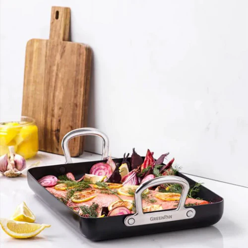 GreenPan Barcelona Pro Rectangular Roaster - Image 2