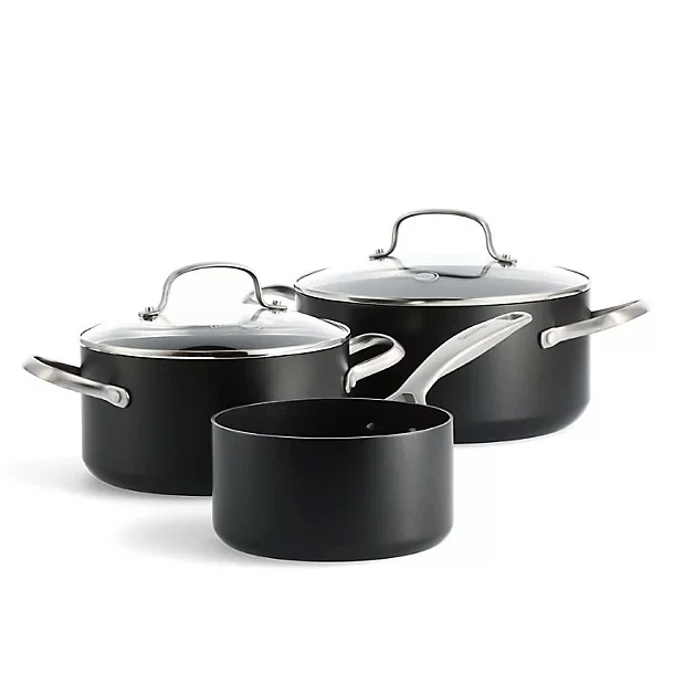 GreenPan Copenhagen 3 Piece Saucepan Set