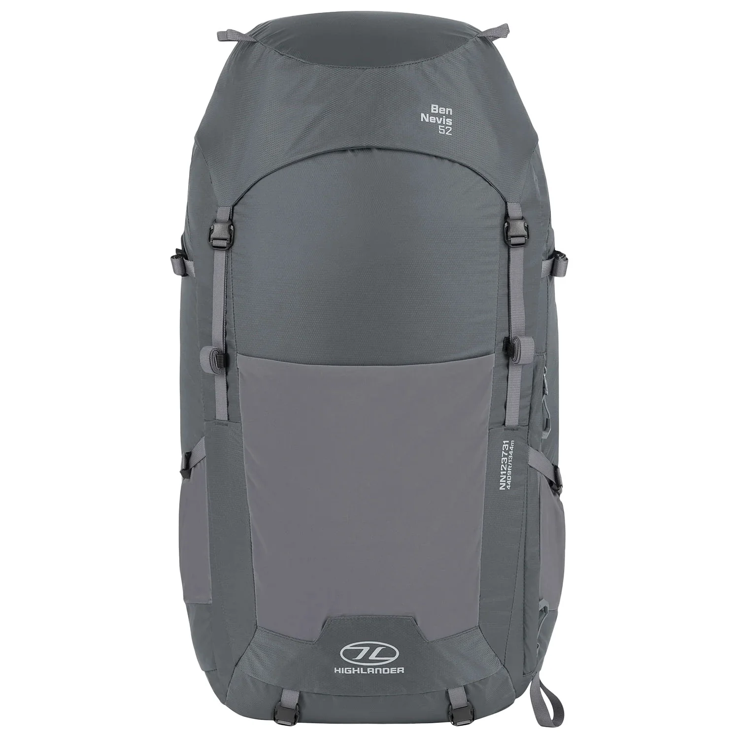 Highlander Ben Nevis 52L Men's Backpack - Grey