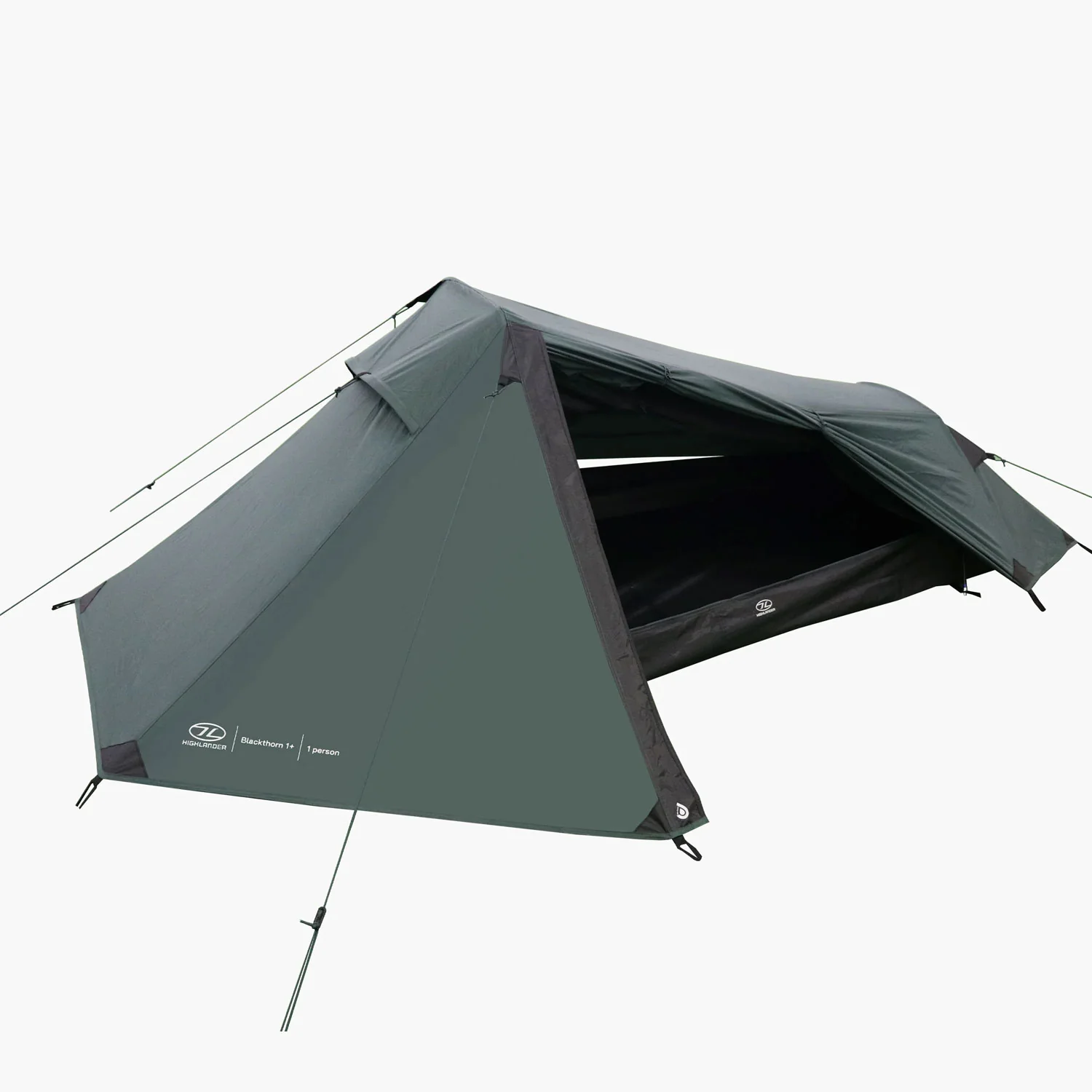 Highlander Blackthorn 1-Person XL Tent Gen 2 - Scarab Green - Image 2