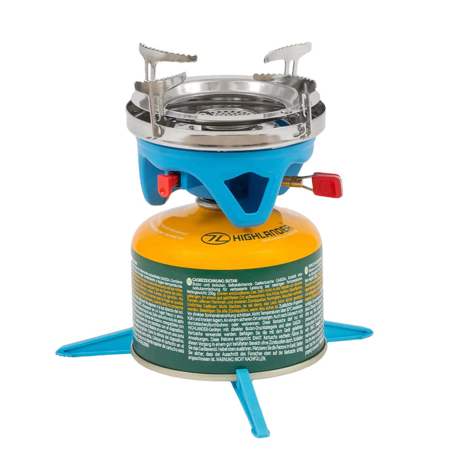 Highlander Blade Fastboil 3 Camping Gas Stove, 1.1L - Image 2