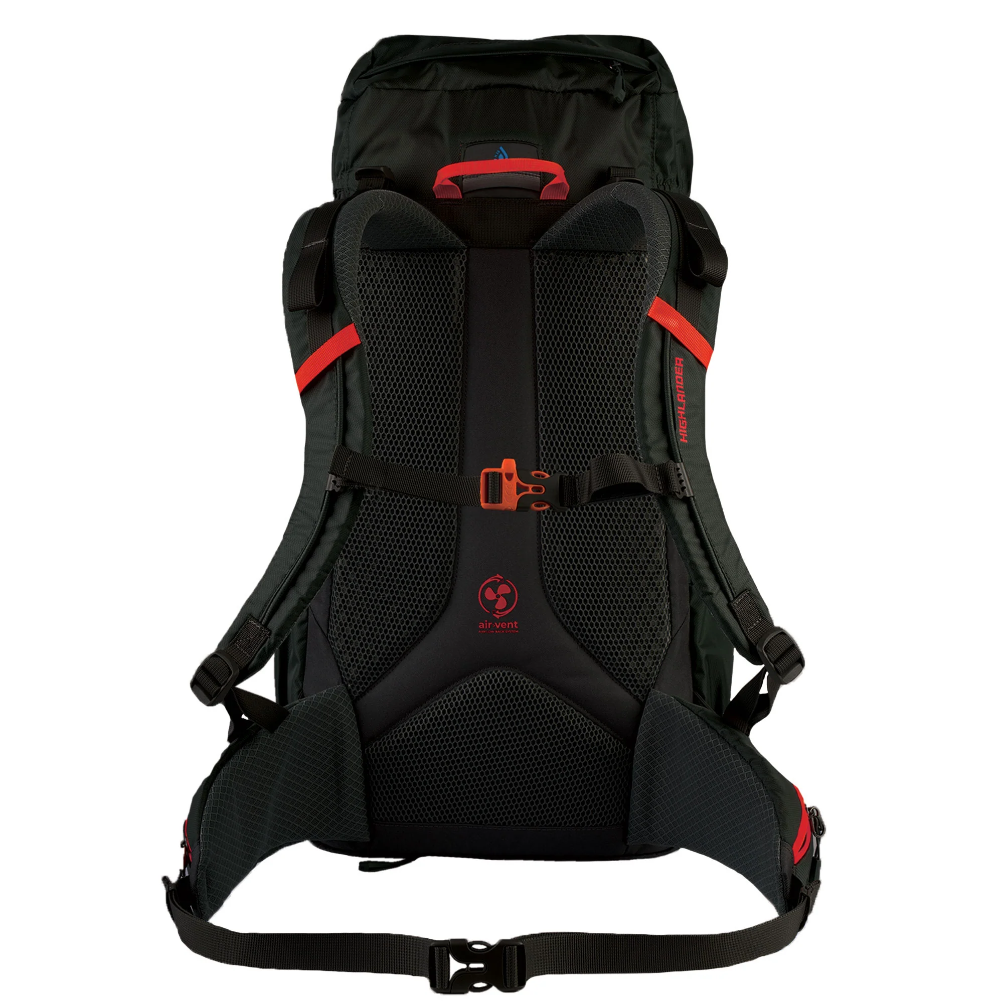 Highlander Ivar 40L Rucksack - Black - Image 2