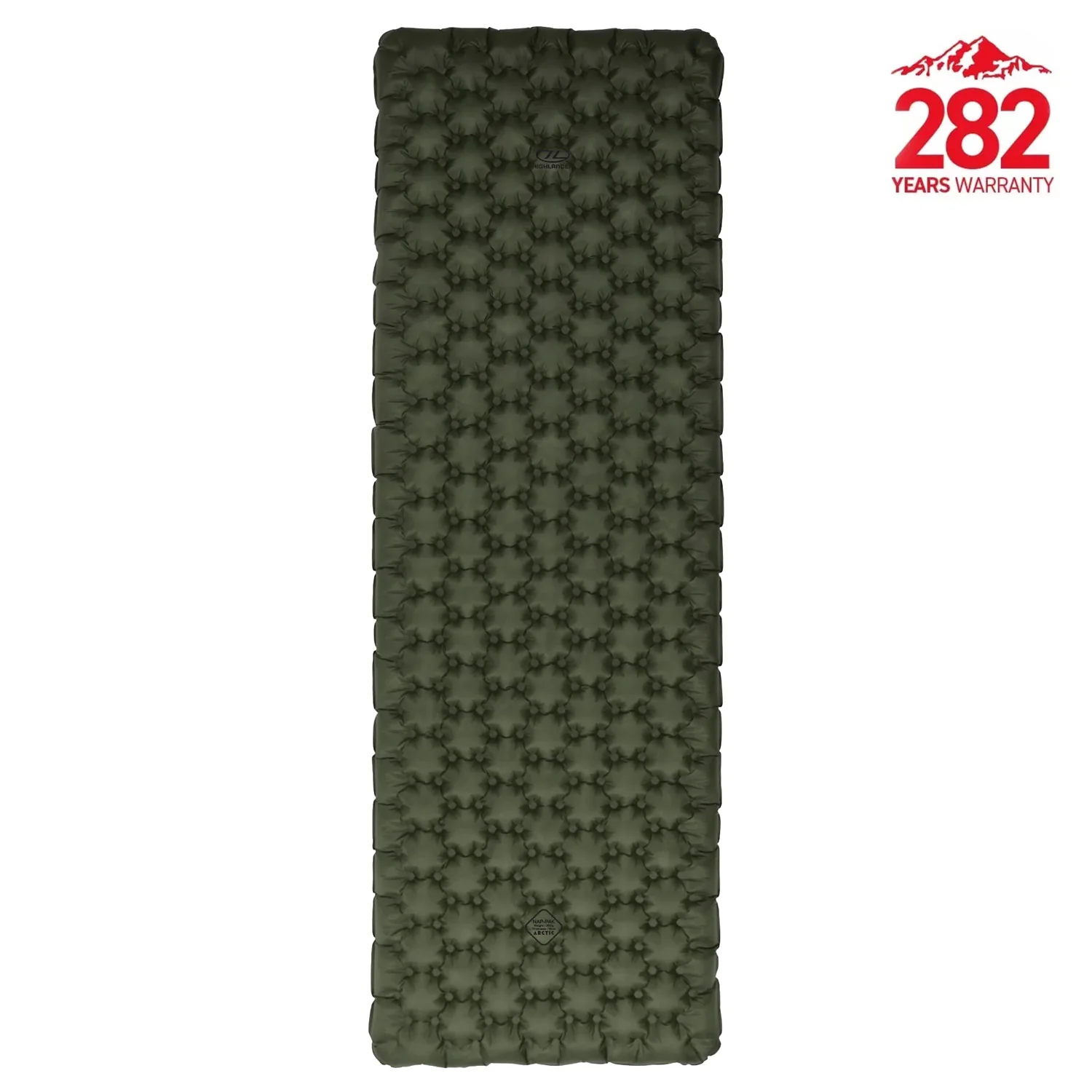 Highlander Nap-Pak Arctic R11 Inflatable Sleeping Mat - Olive Green