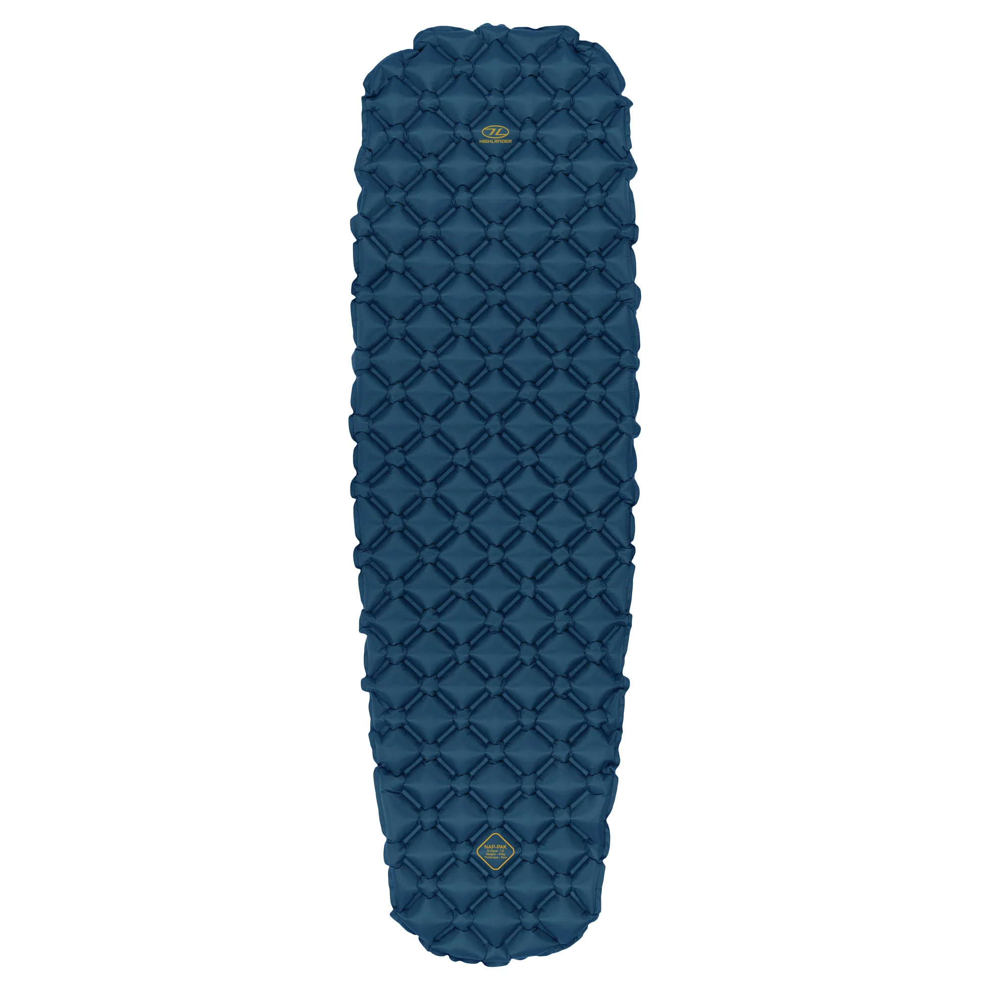 Highlander Nap Pak Inflatable Sleeping Mat - Deep Blue