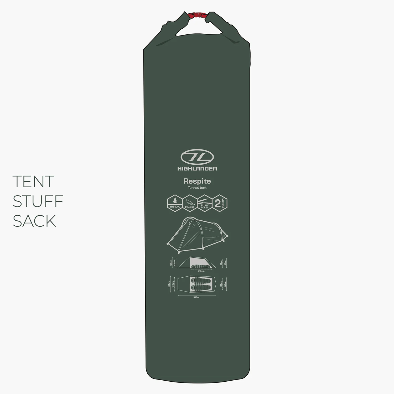 Highlander Respite 2-Person Tent - Image 12