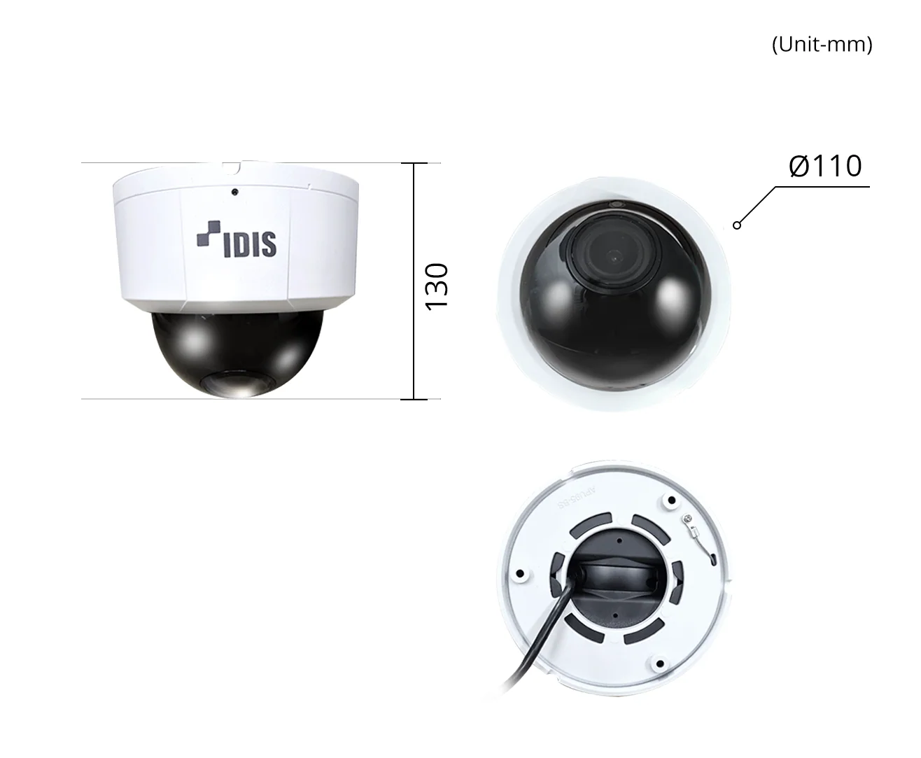 Idis TC-D4232WR 2MP IR Dome Camera