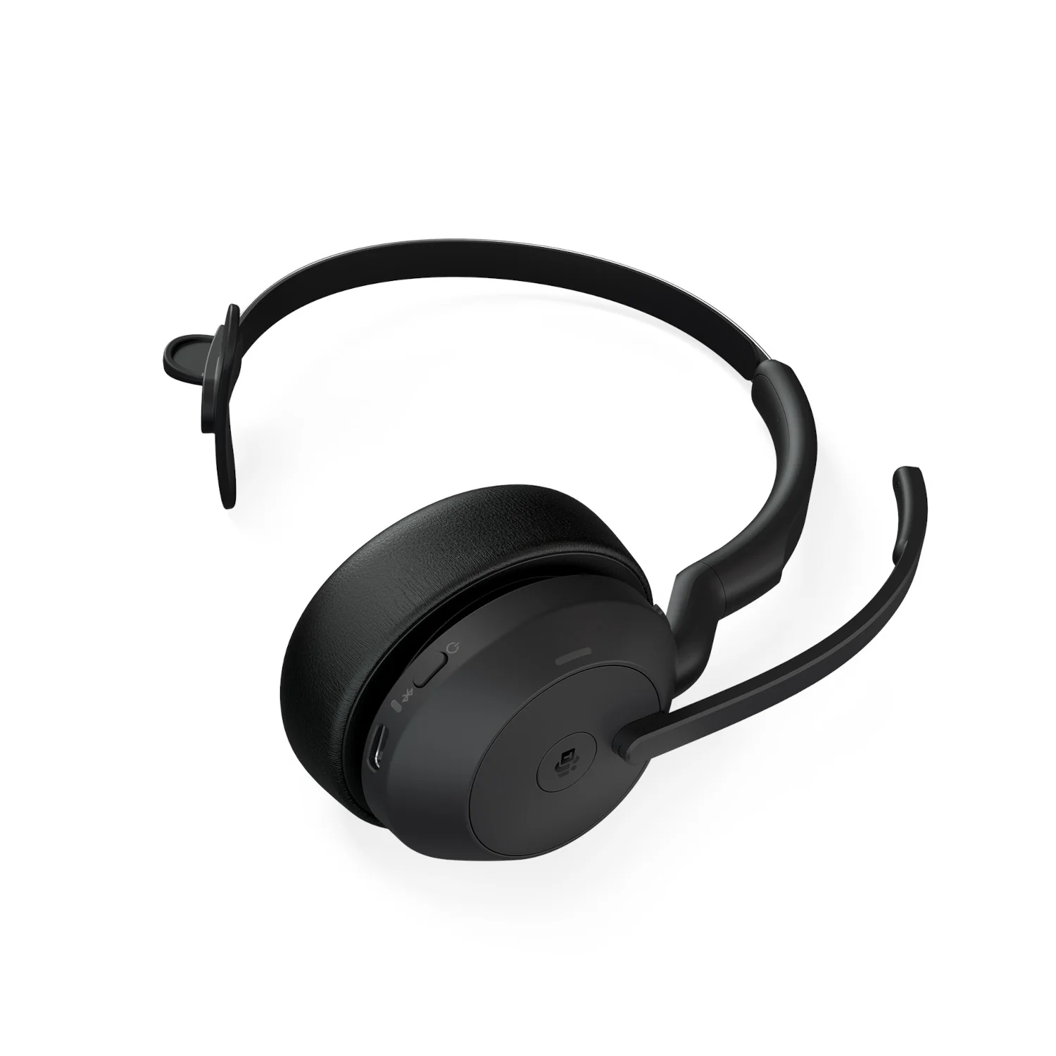 Jabra Evolve2 55 USB-A MS Mono Wireless headset in Black with Charging Stand - Image 3