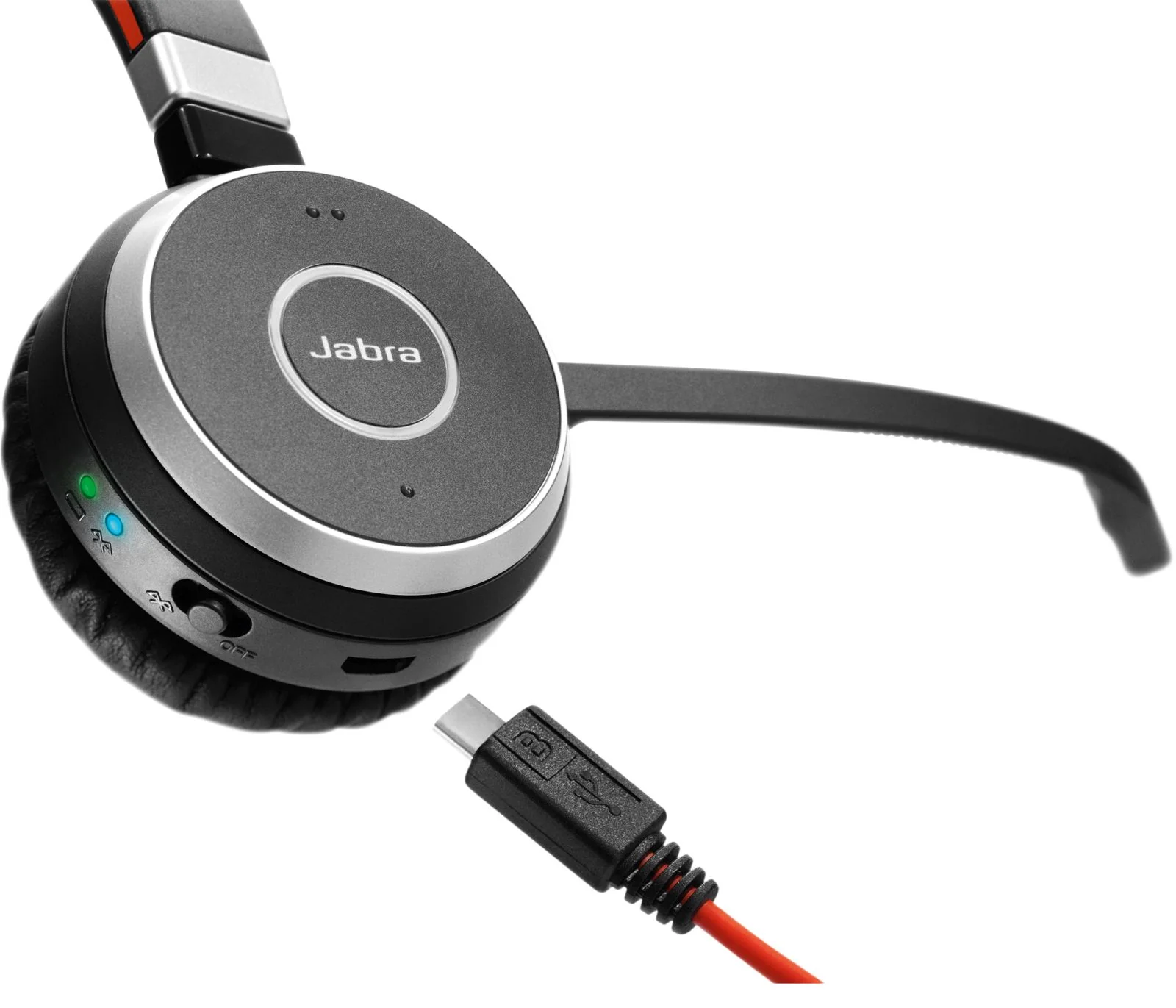 Jabra EVOLVE 65 MS Quad Stereo Wireless Headsets - Image 3