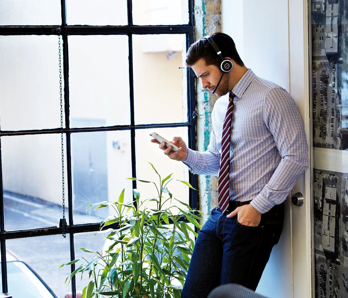 Jabra EVOLVE 65 MS Quad Stereo Wireless Headsets - Image 6