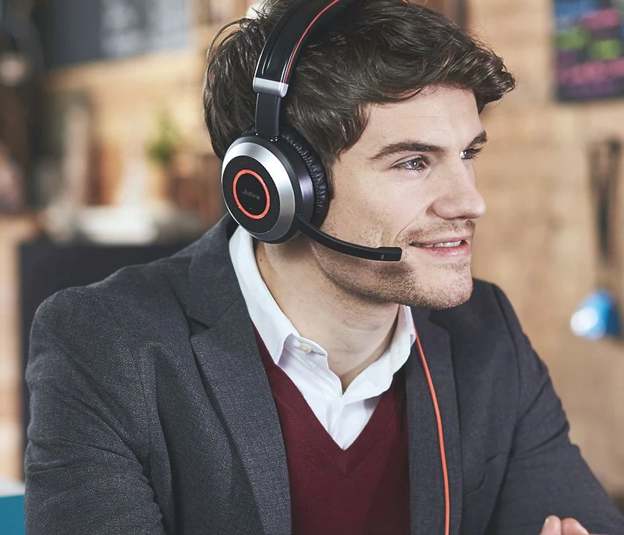 Jabra Evolve 80 UC Stereo Corded Headset - Image 10