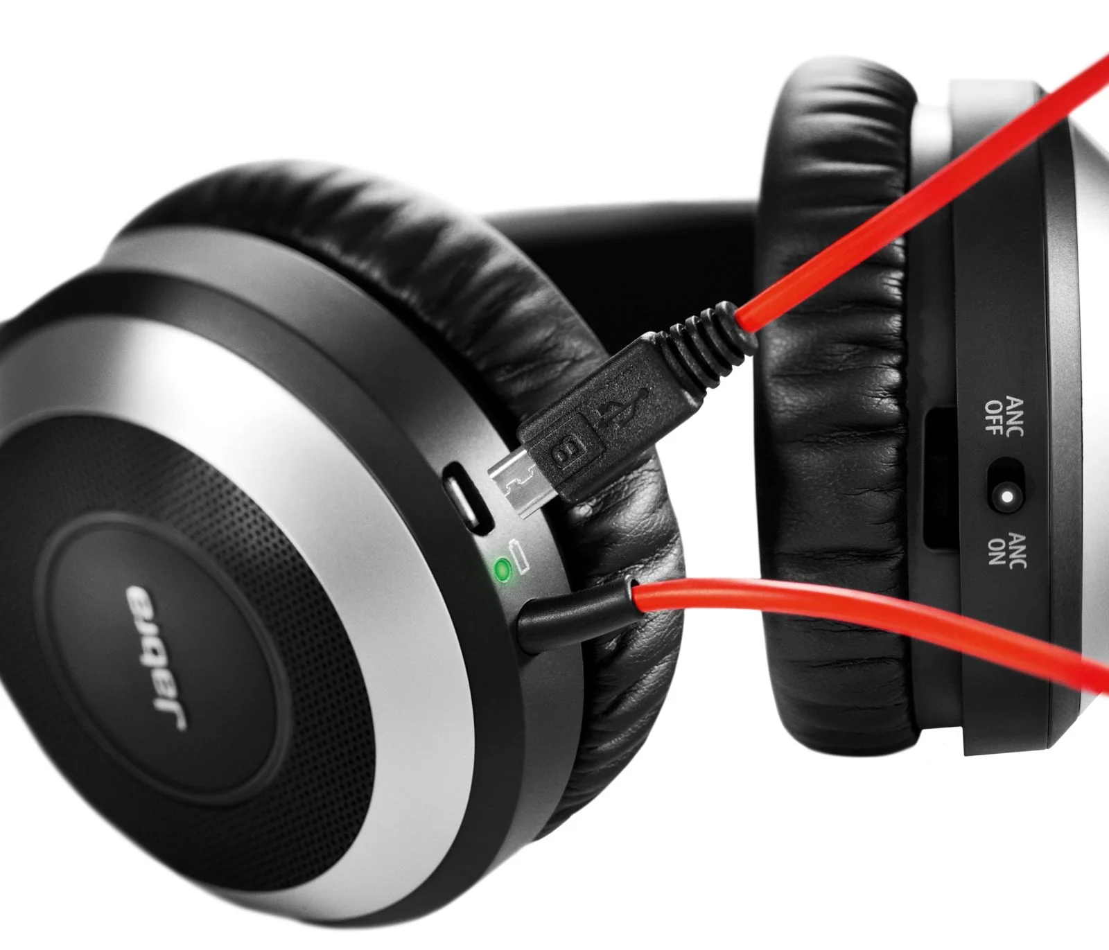 Jabra Evolve 80 UC Stereo Corded Headset - Image 4
