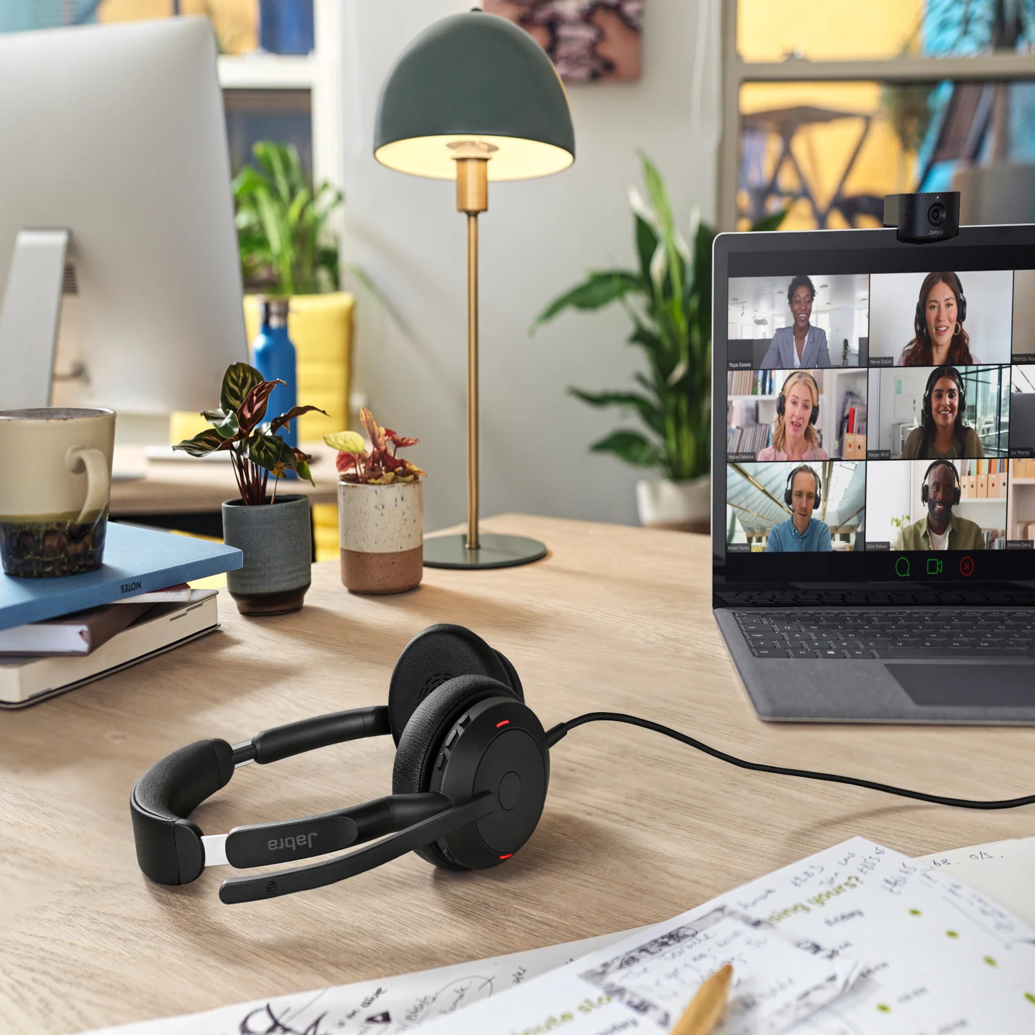 Jabra Evolve2 50 Stereo USB-C MS Corded Headset - Image 4