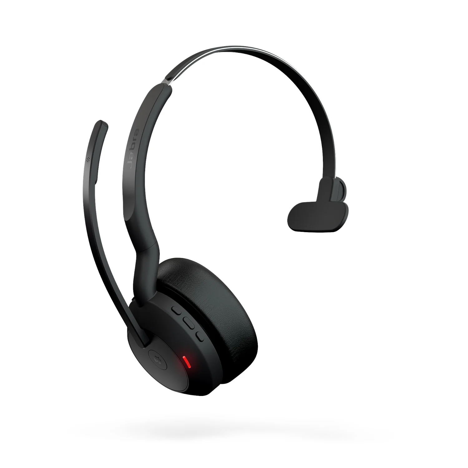 Jabra Evolve2 55 USB-C MS Mono Wireless headset in Black with Jabra Link 380 - Image 2
