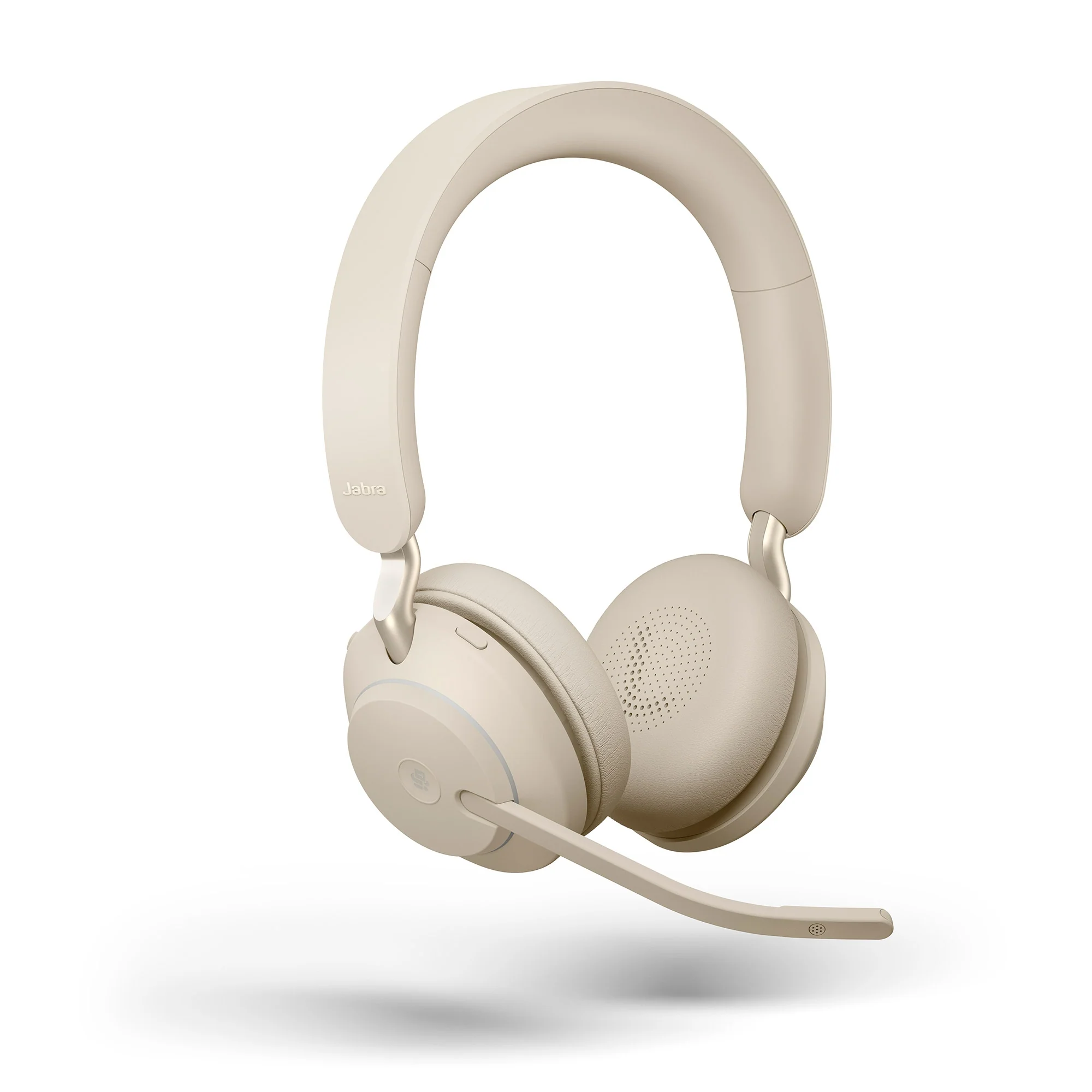 Jabra Evolve2 65 USB-A MS Stereo Wireless Headset in Beige with Jabra Link380 - Image 3
