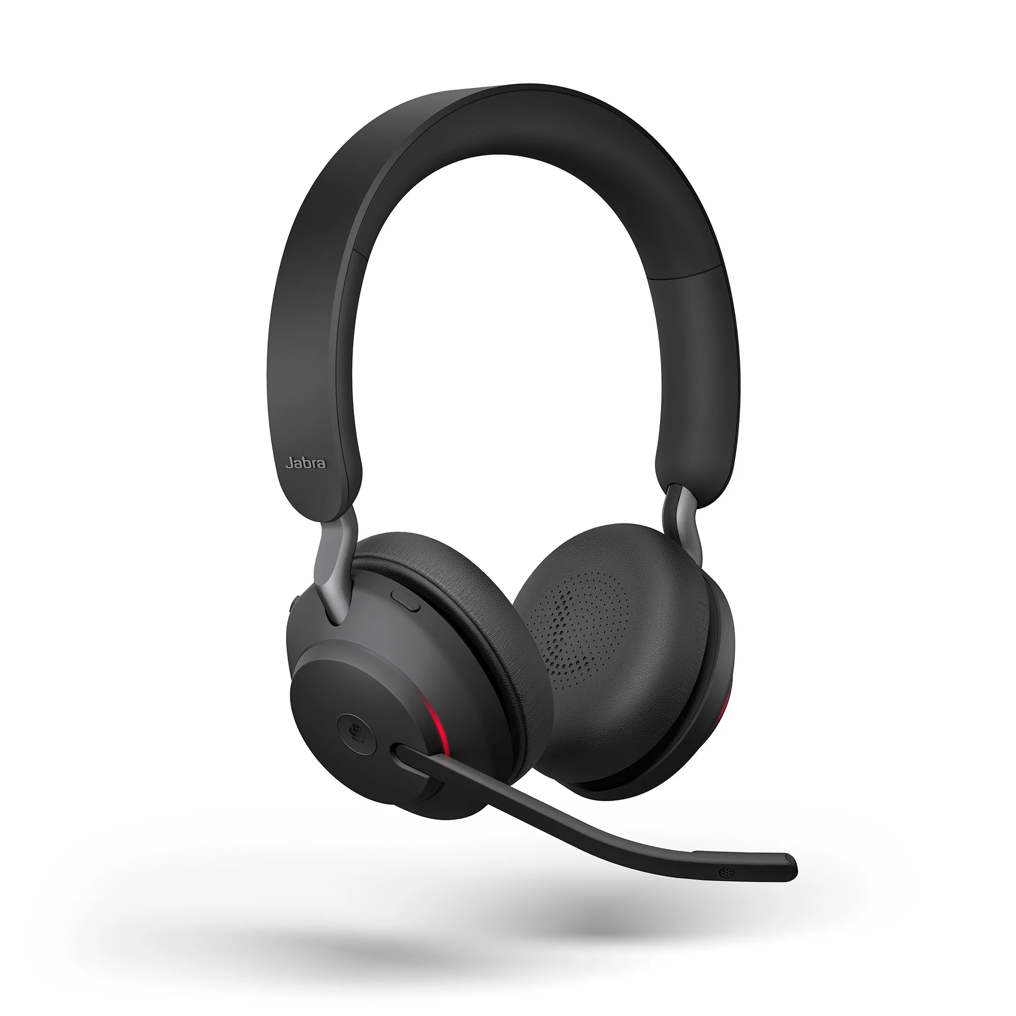 Jabra Evolve2 65 USB-A MS Stereo Wireless Headset in Black with Desk Stand - Image 2