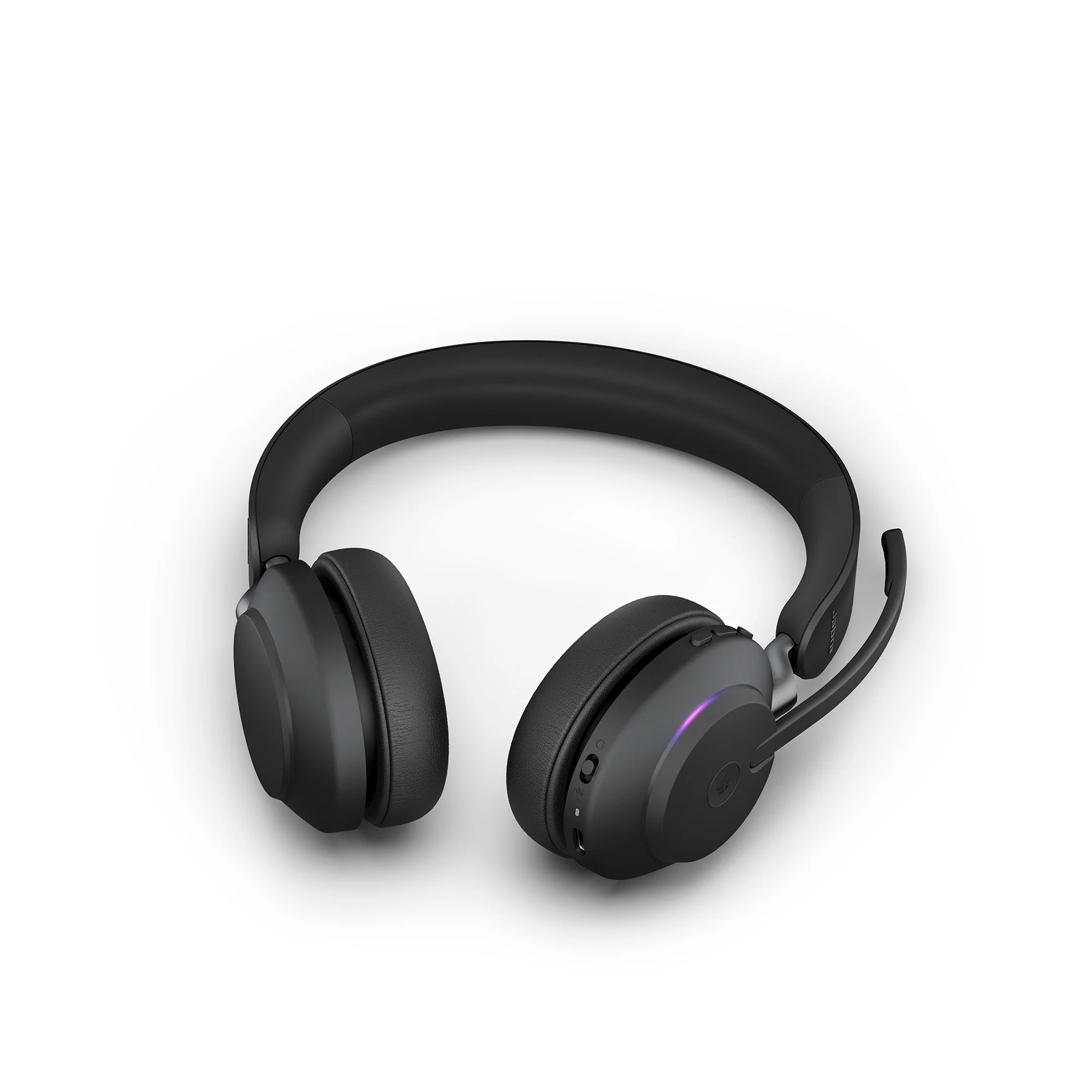 Jabra Evolve2 65 USB-A MS Stereo Wireless Headset in Black with Desk Stand - Image 5