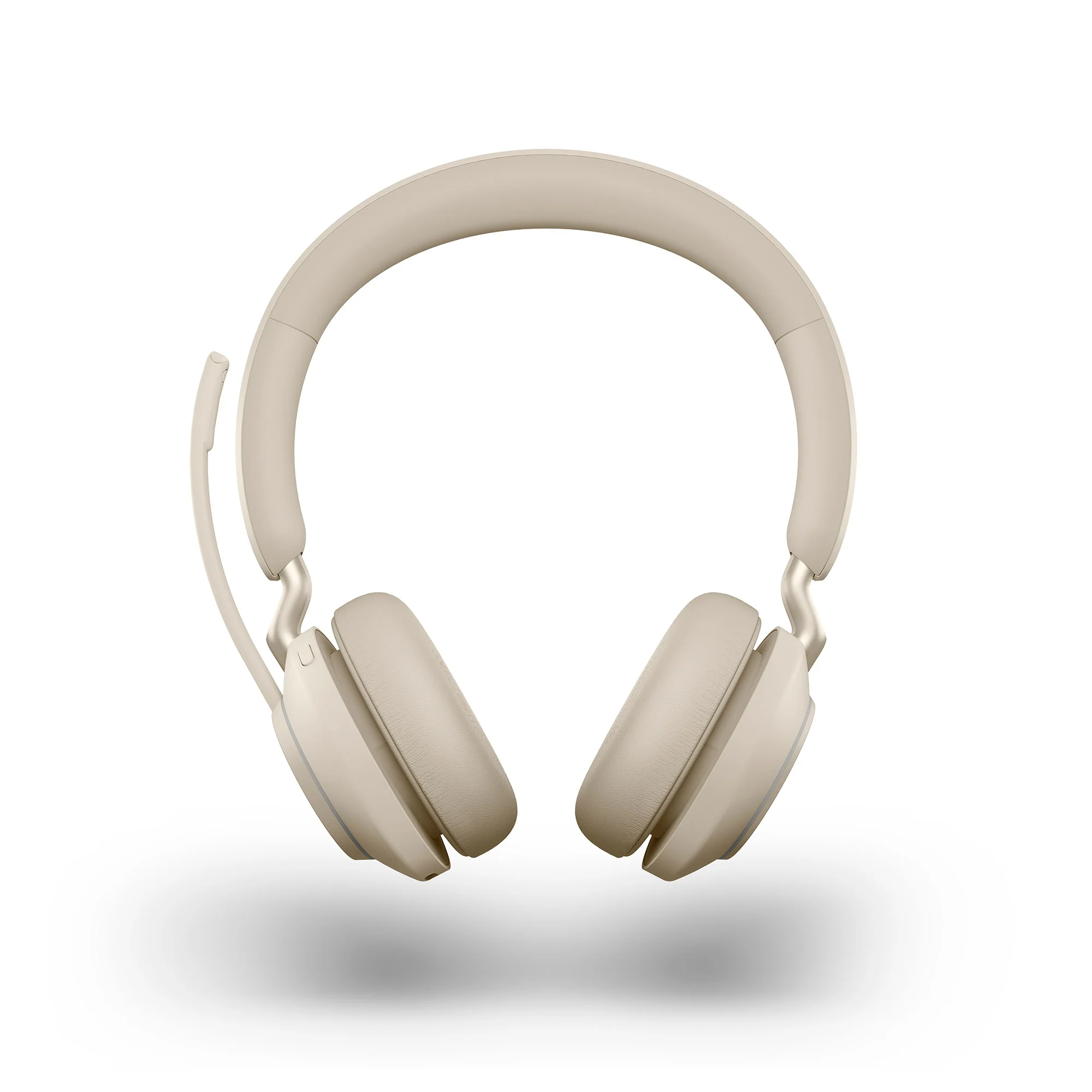 Jabra Evolve2 65 USB-C MS Stereo Wireless Headset in Beige with Jabra Link380 - Image 2