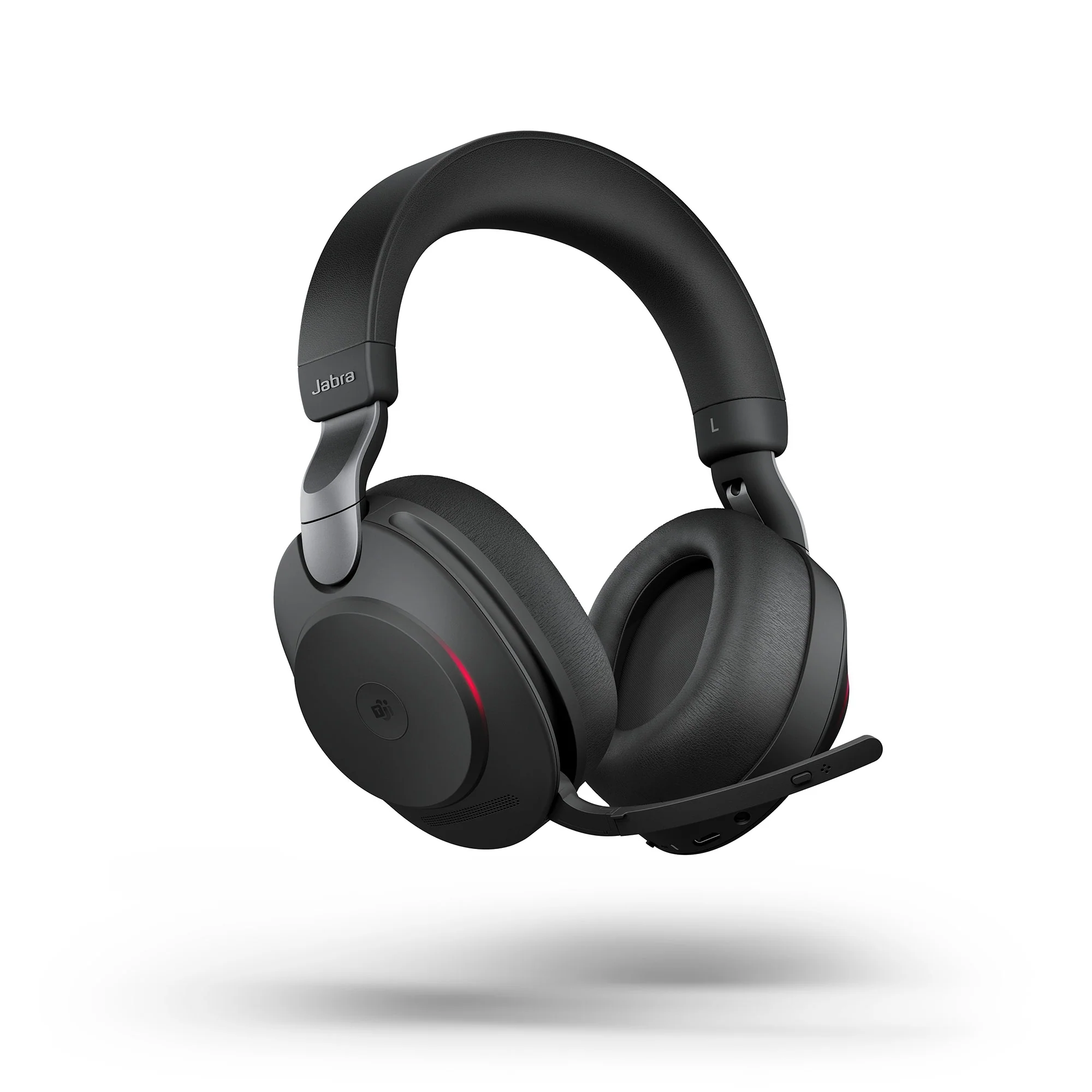 Jabra Evolve2 85 USB-A MS Stereo Wireless Headset in Black with Desk Stand - Image 2