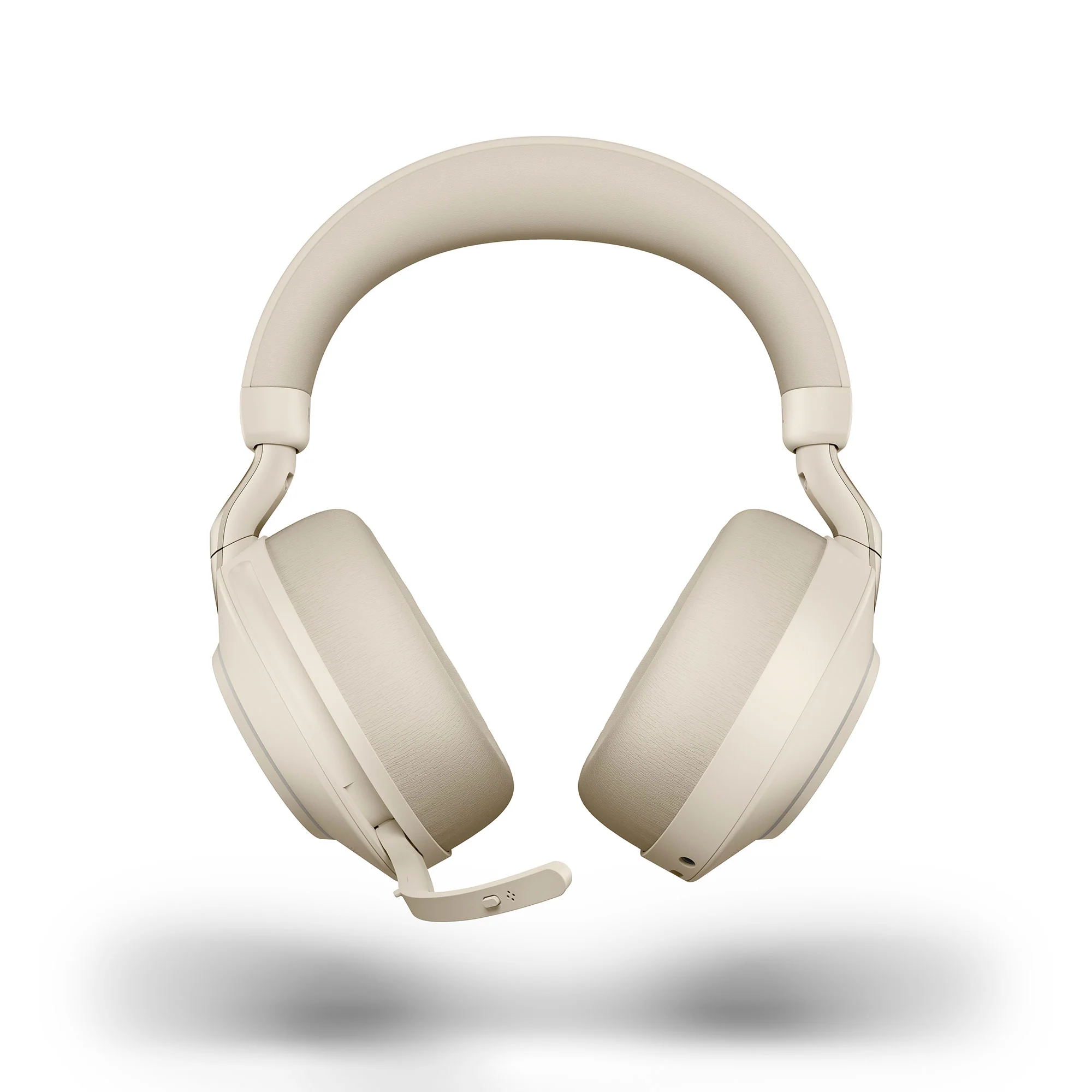 Jabra Evolve2 85 USB-A UC Stereo Wireless Headset in Beige with Jabra Link380
