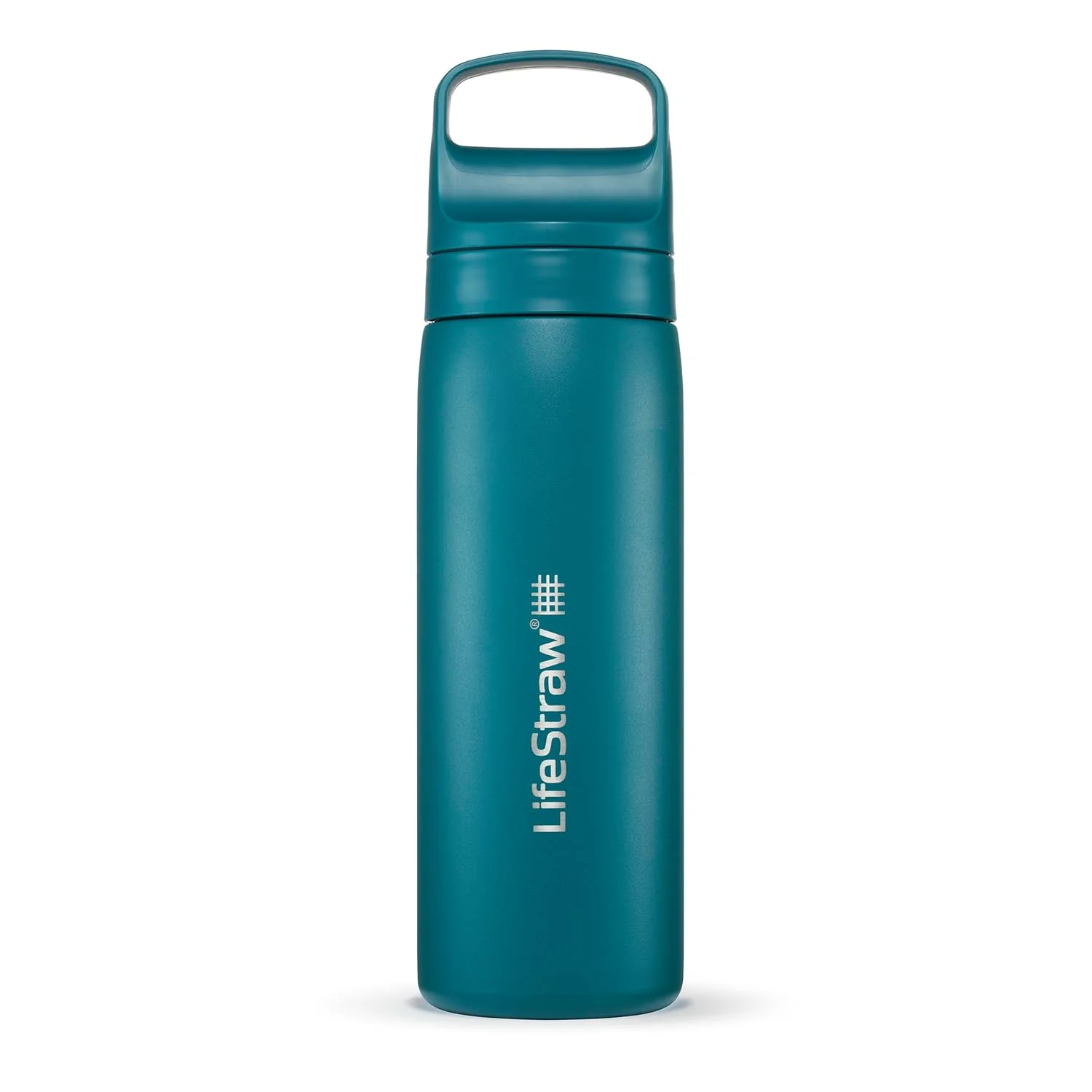 LifeStraw Go Series Stainless Steel Water Filter Bottle 500ml - Laguna Teal