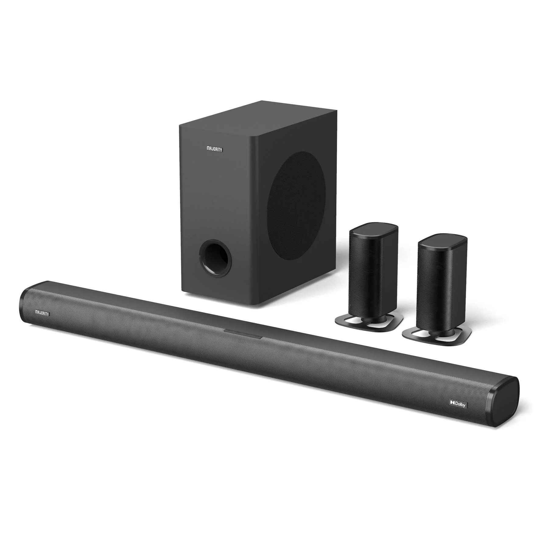 Majority Everest 5.1 Surround Sound System with Soundbar & Subwoofer - Image 2