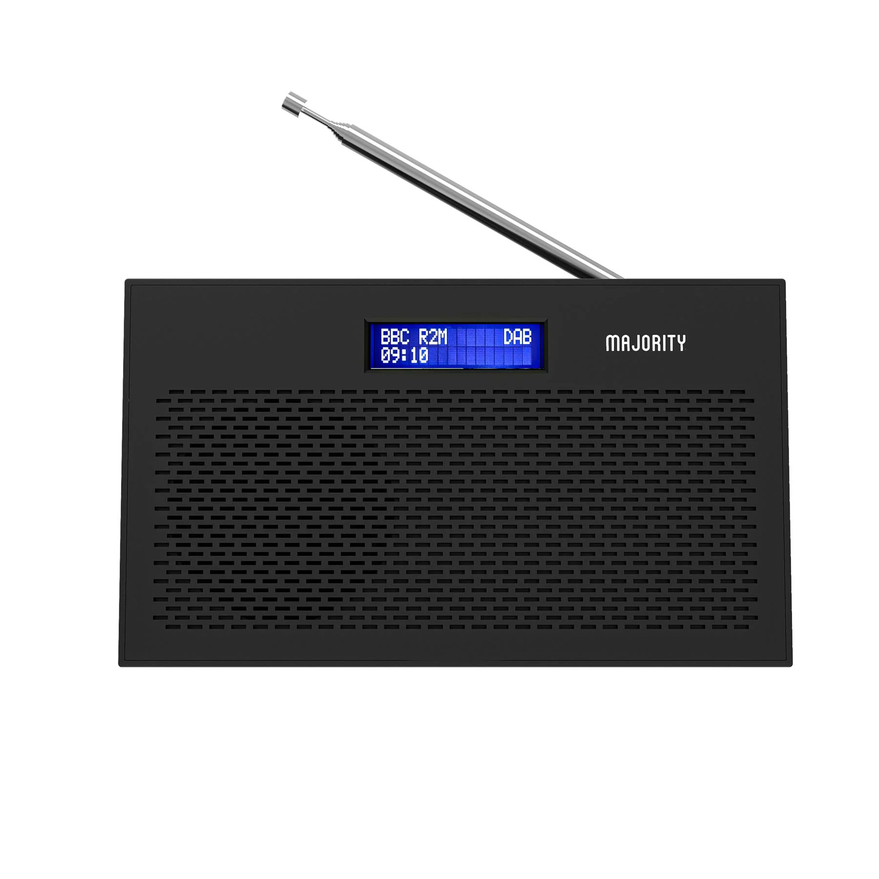 Majority Histon DAB+ Digital FM radio Battery & Mains Powered Portable Radio Alarm Clock Preset