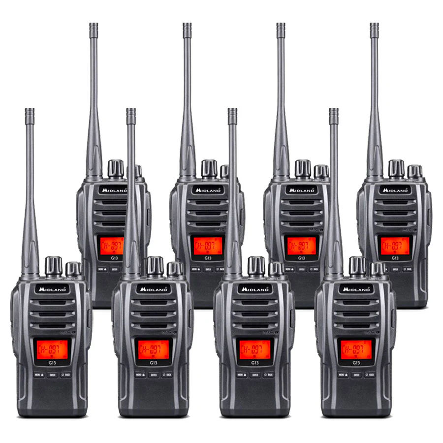 Midland G13 Eight Pack License Free Walkie Talkie