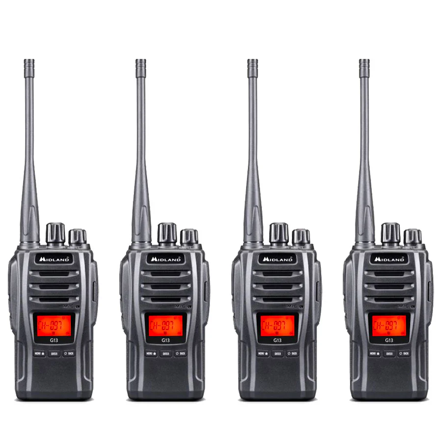 Midland G13 Quad Pack License Free Walkie Talkie