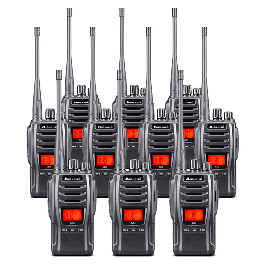 Midland G13 Ten Pack License Free Walkie Talkie
