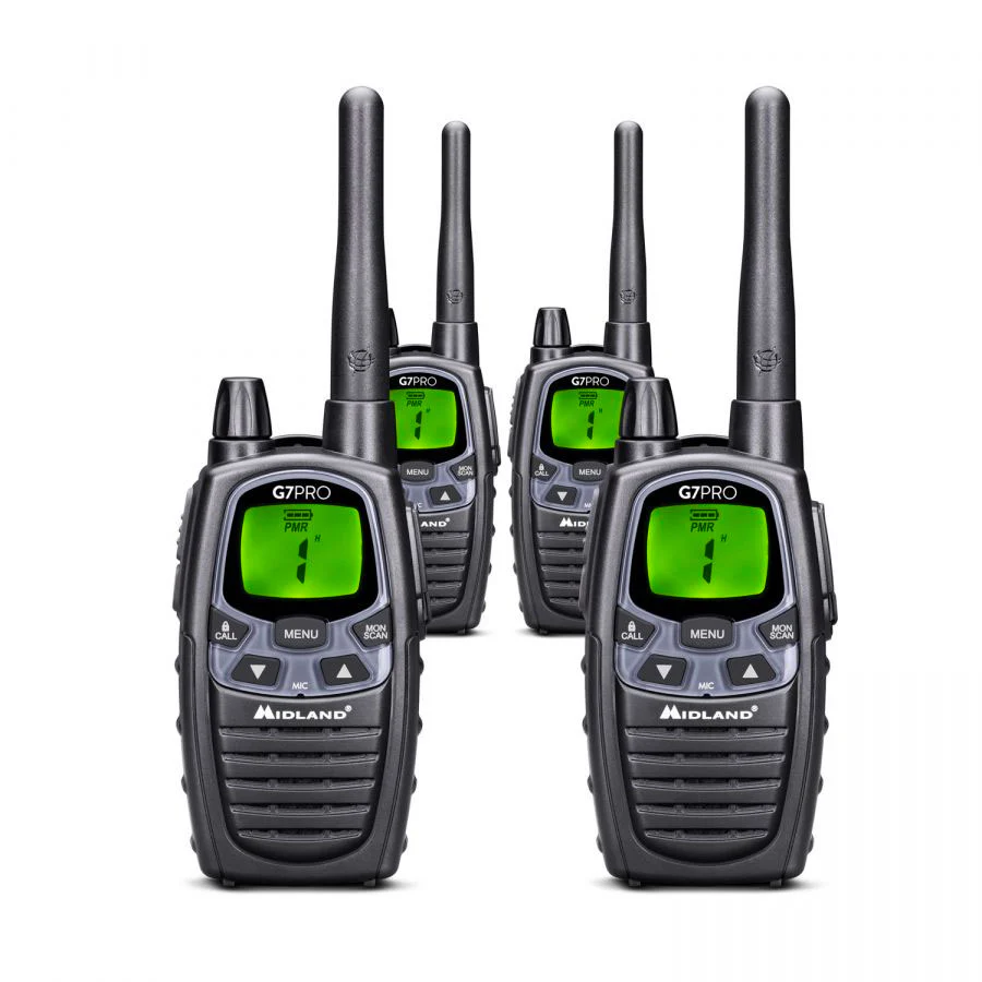 Midland G7 Pro Work Edition Quad Pack Two Way Radios - Image 2