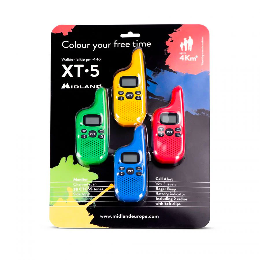 Midland XT5 Eight Pack Walkie Talkies - Image 8