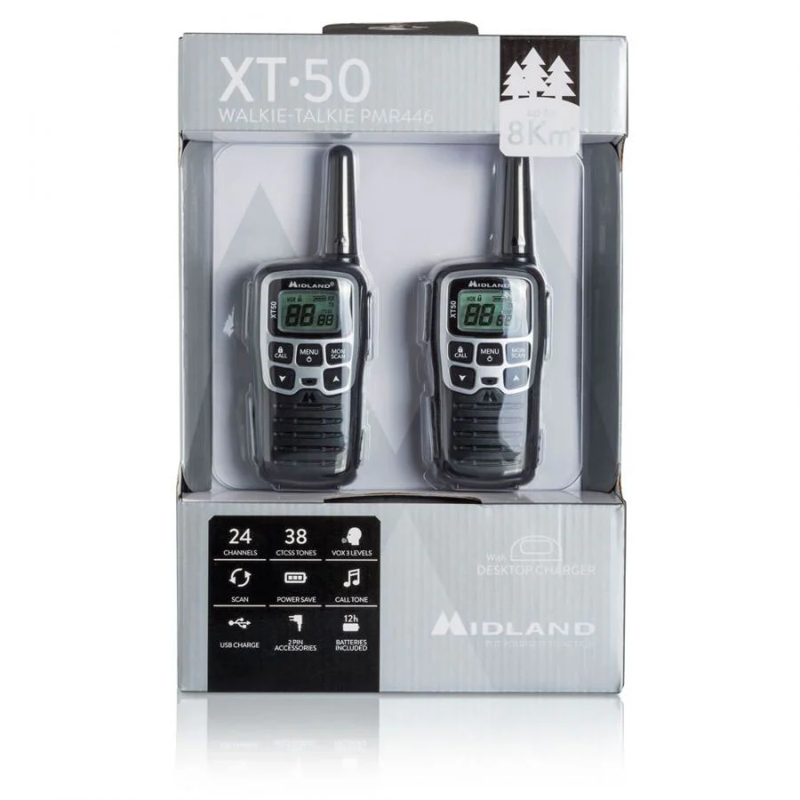 Midland XT50 Eight Pack Walkie Talkies - Image 5