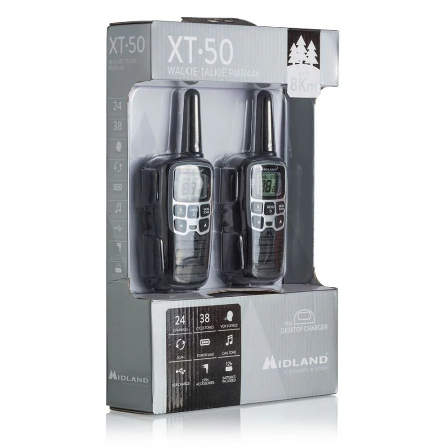 Midland XT50 Quad Pack Walkie Talkies - Image 4